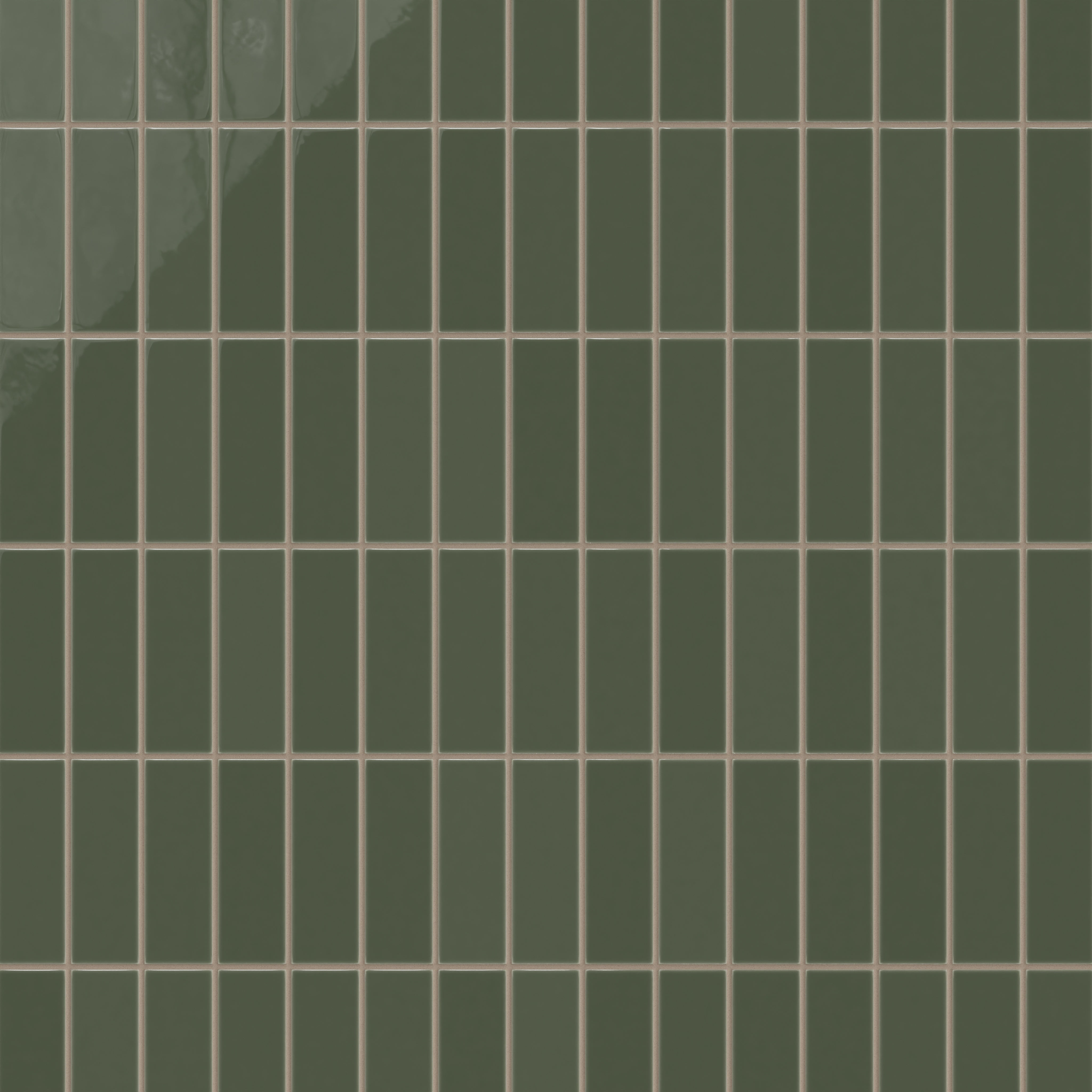2x6 Natural Press Ceramic Tile in San Juan Gloss