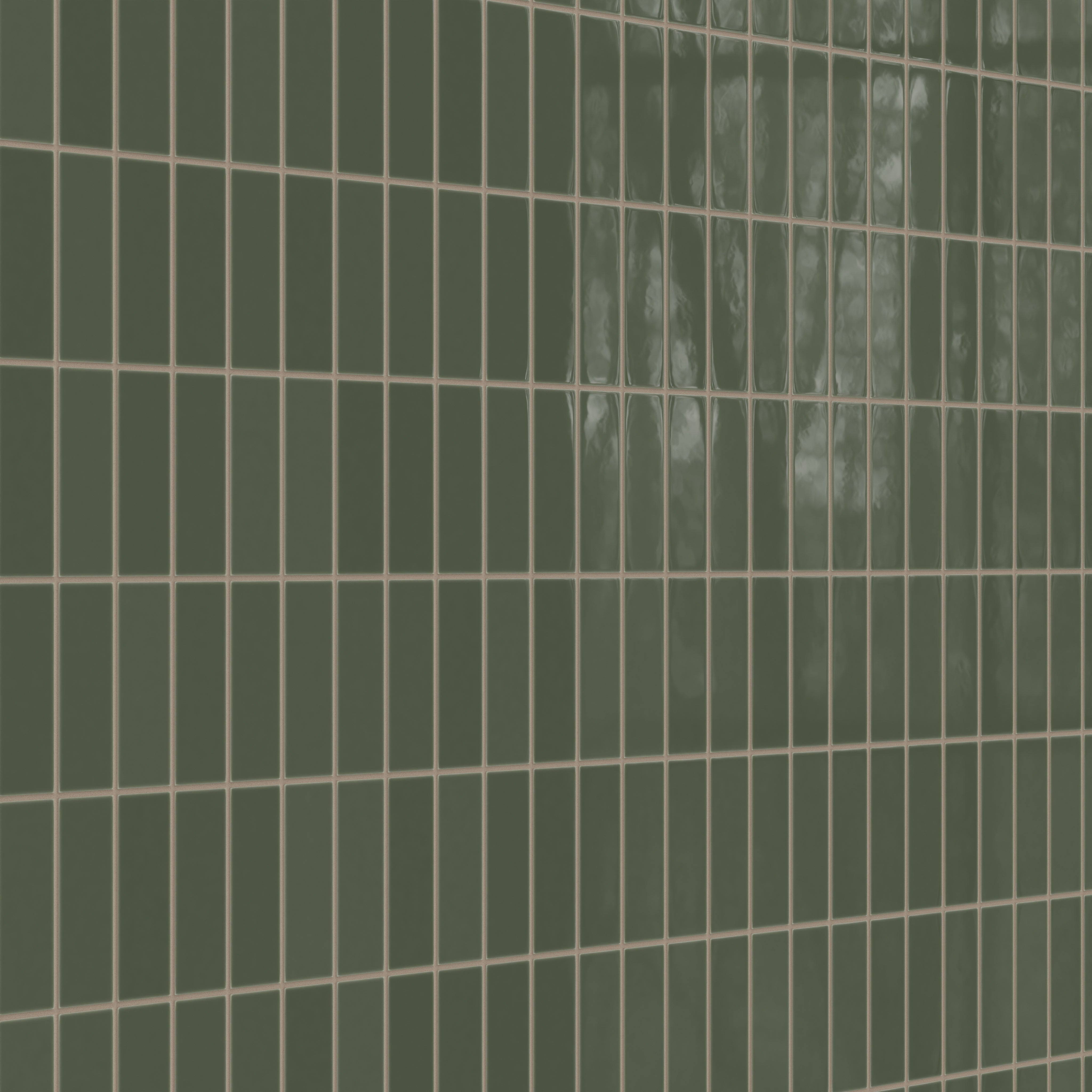 2x6 Natural Press Ceramic Tile in San Juan Gloss