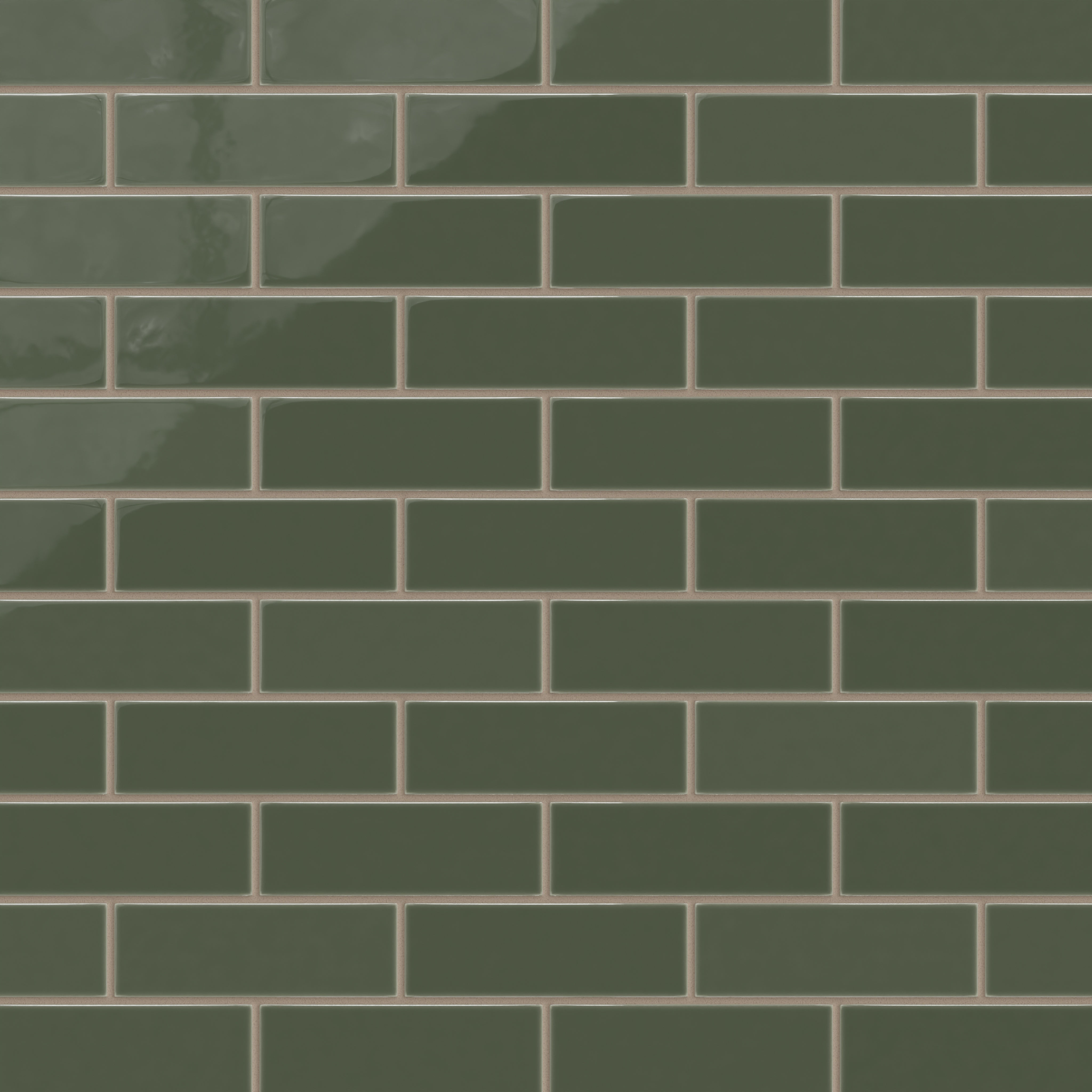 2x6 Natural Press Ceramic Tile in San Juan Gloss