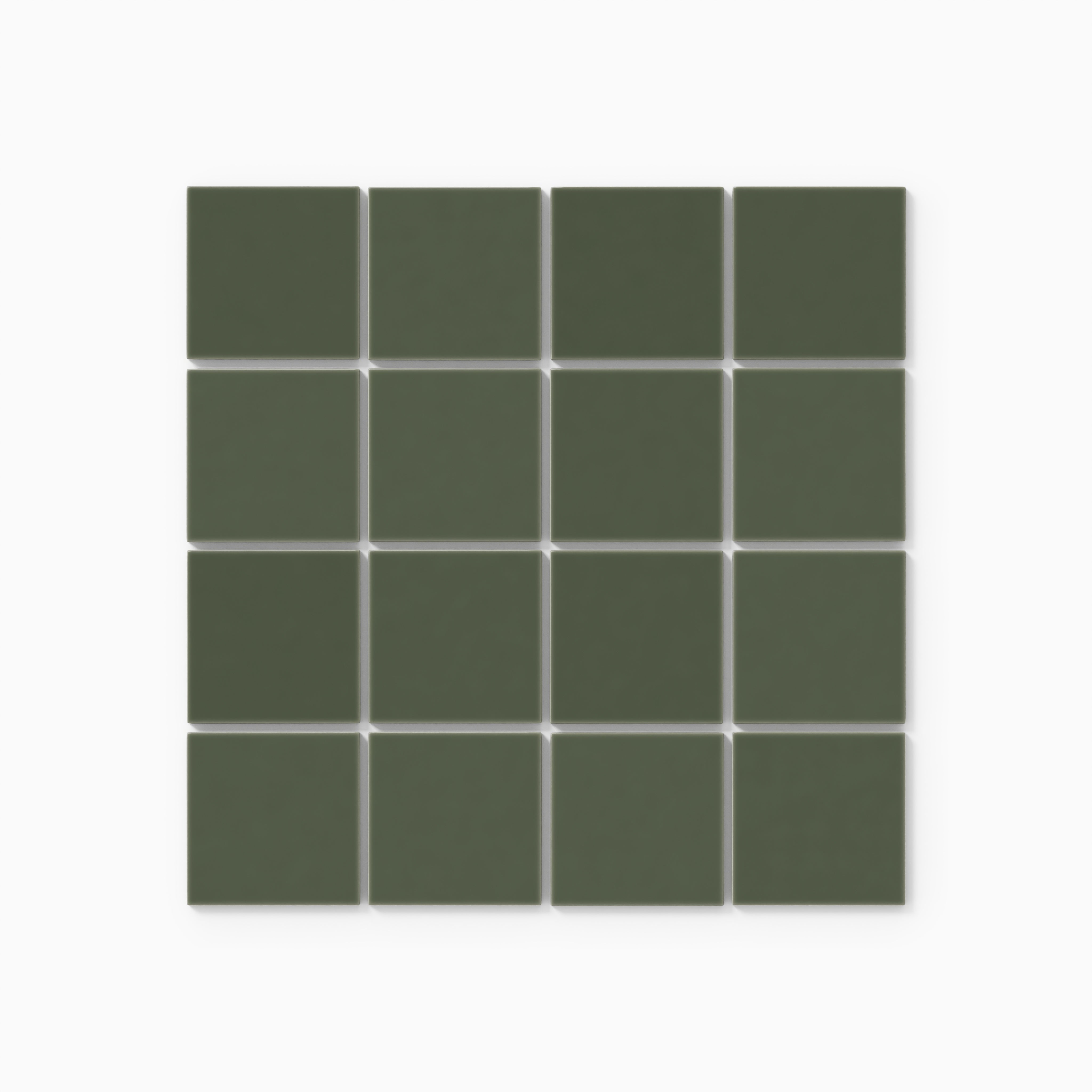 3x3 Straight Set Sheeted Natural Press Ceramic Mosaic Tile in San Juan Gloss