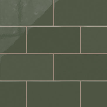 6x12 Natural Press Ceramic Tile in San Juan Gloss