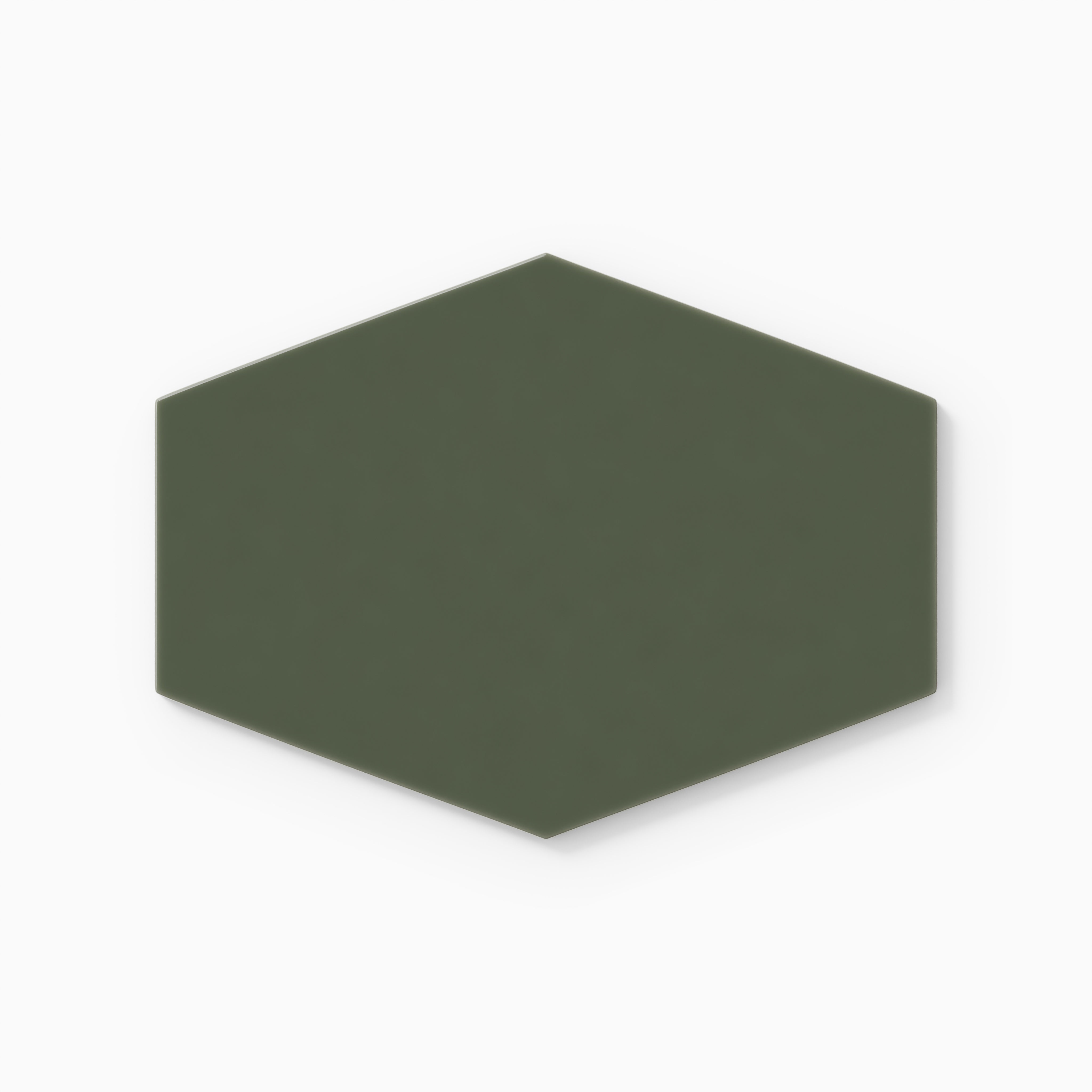 Elongated Hexagon Natural Press Ceramic Tile in San Juan Gloss