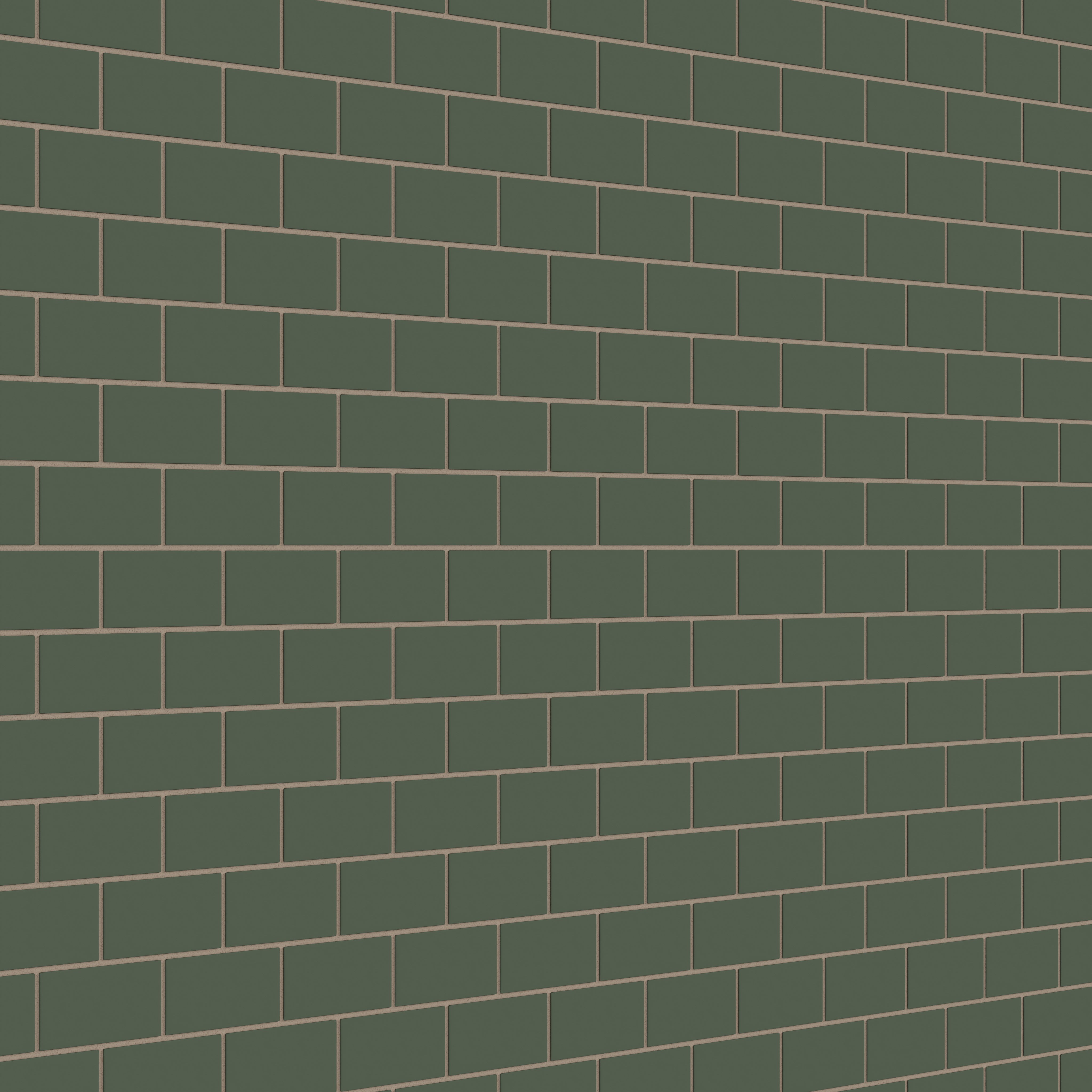 2x4 Half Offset Sheeted Natural Press Ceramic Mosaic Tile in San Juan Matte