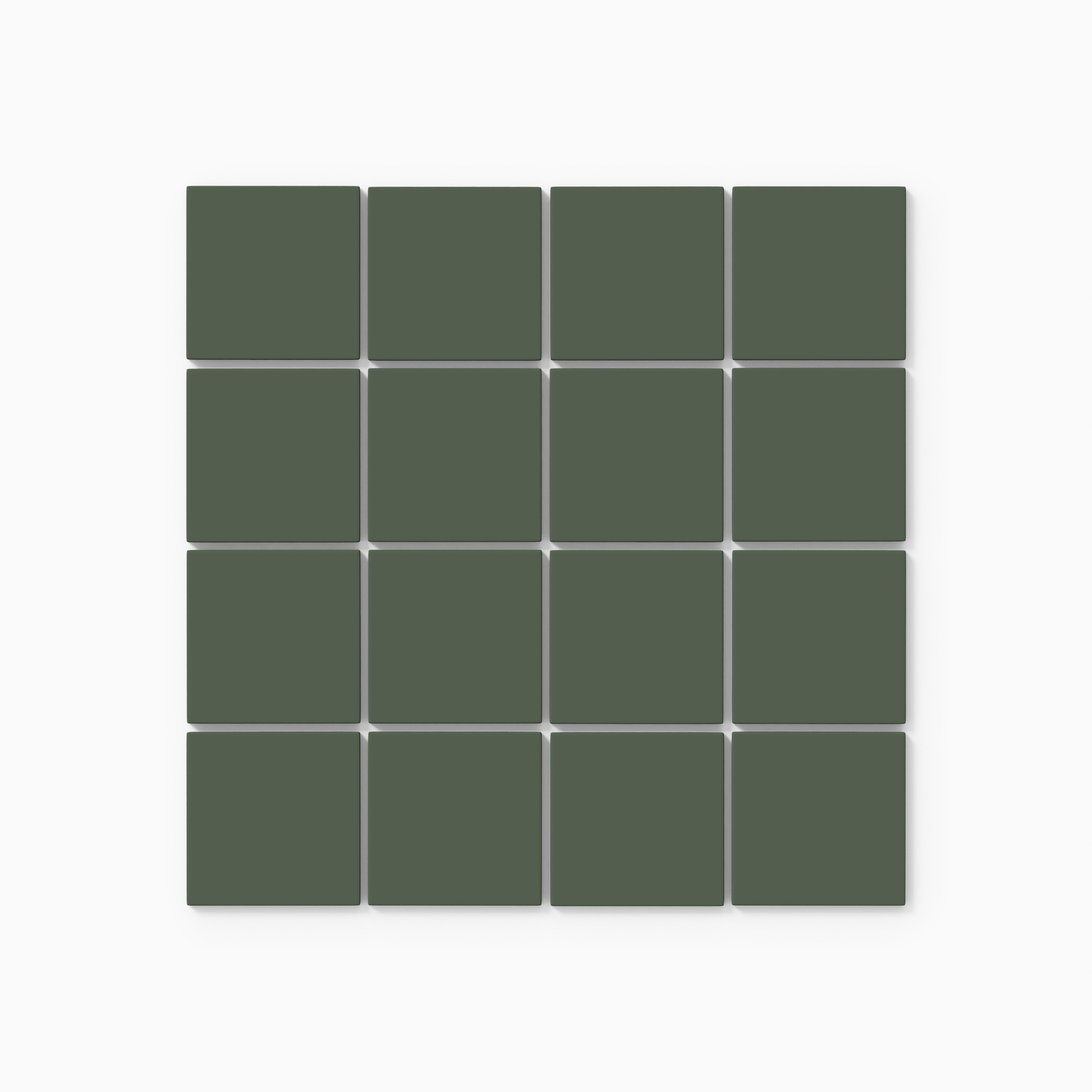 3x3 Straight Set Sheeted Natural Press Ceramic Mosaic Tile in San Juan Matte