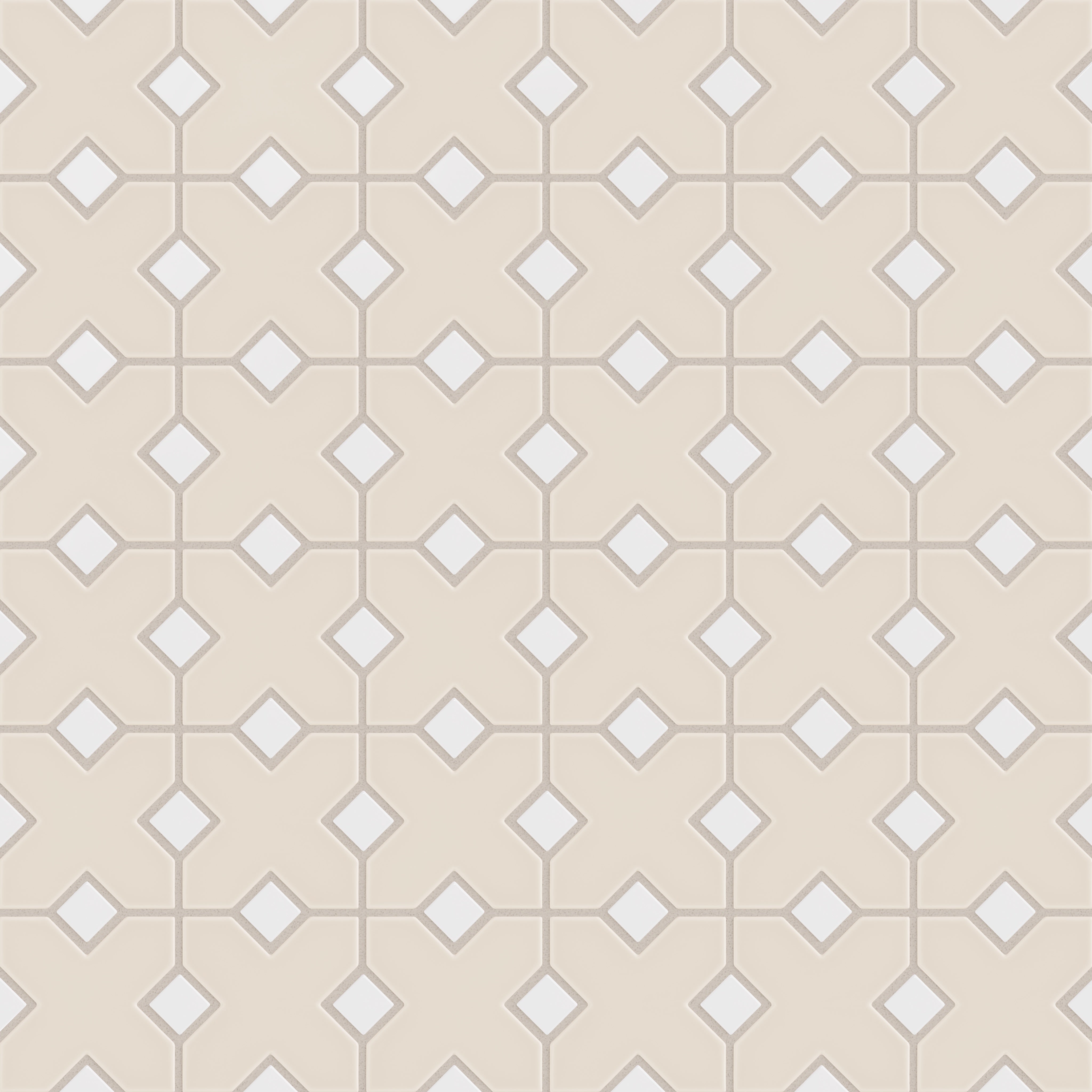 Hacienda Sheeted Original Ceramic Tile in Sand Dune Matte & Calcite Matte