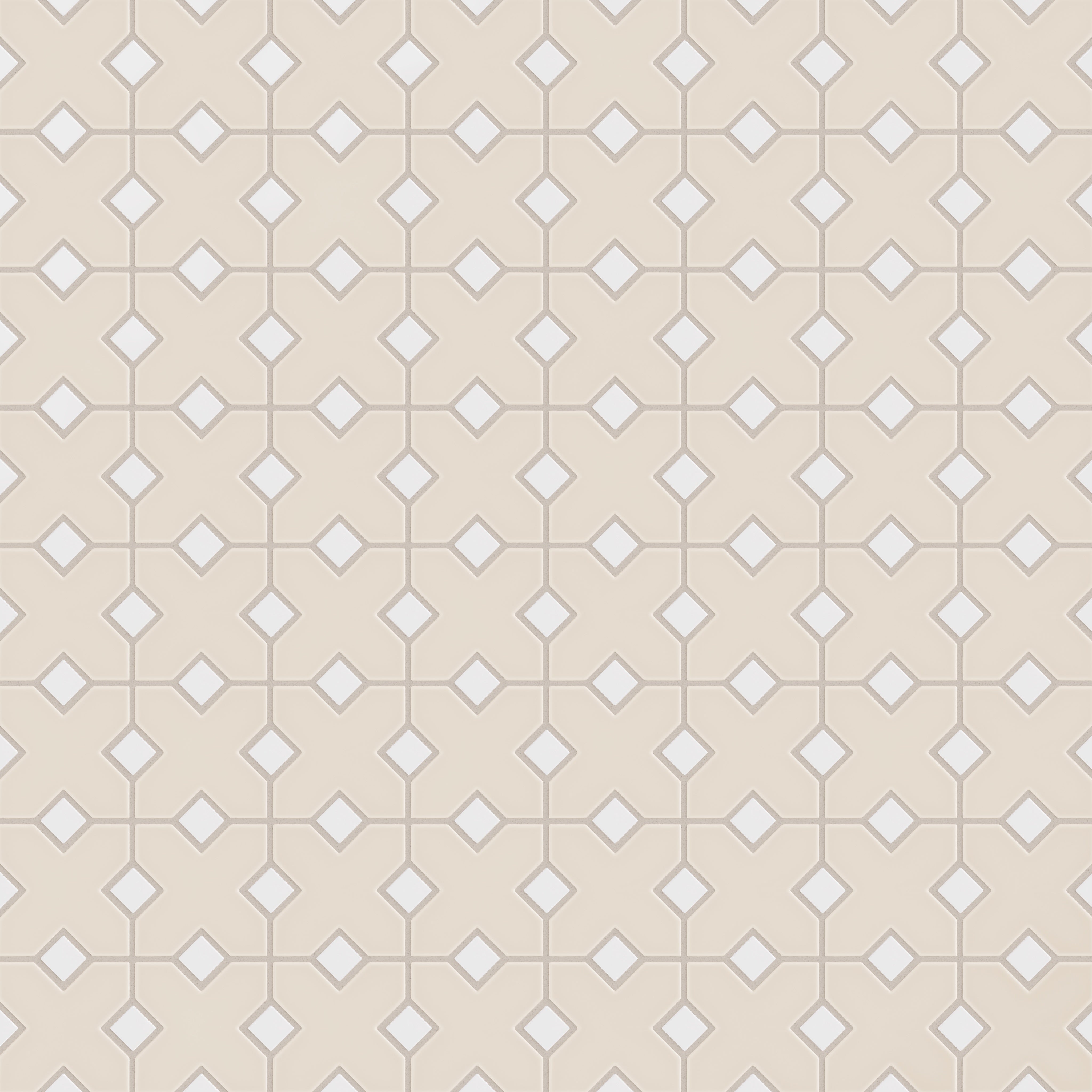 Hacienda Sheeted Original Ceramic Tile in Sand Dune Matte & Calcite Matte