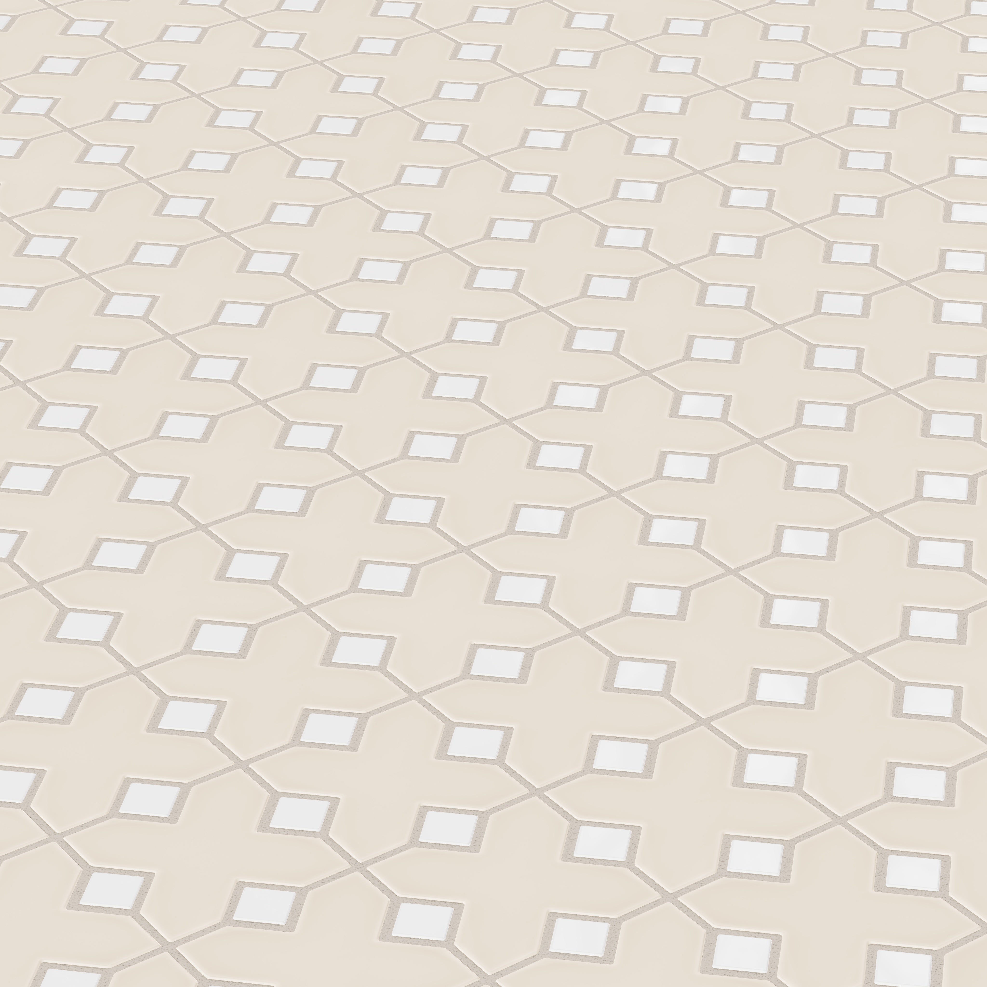 Hacienda Sheeted Original Ceramic Tile in Sand Dune Matte & Calcite Matte