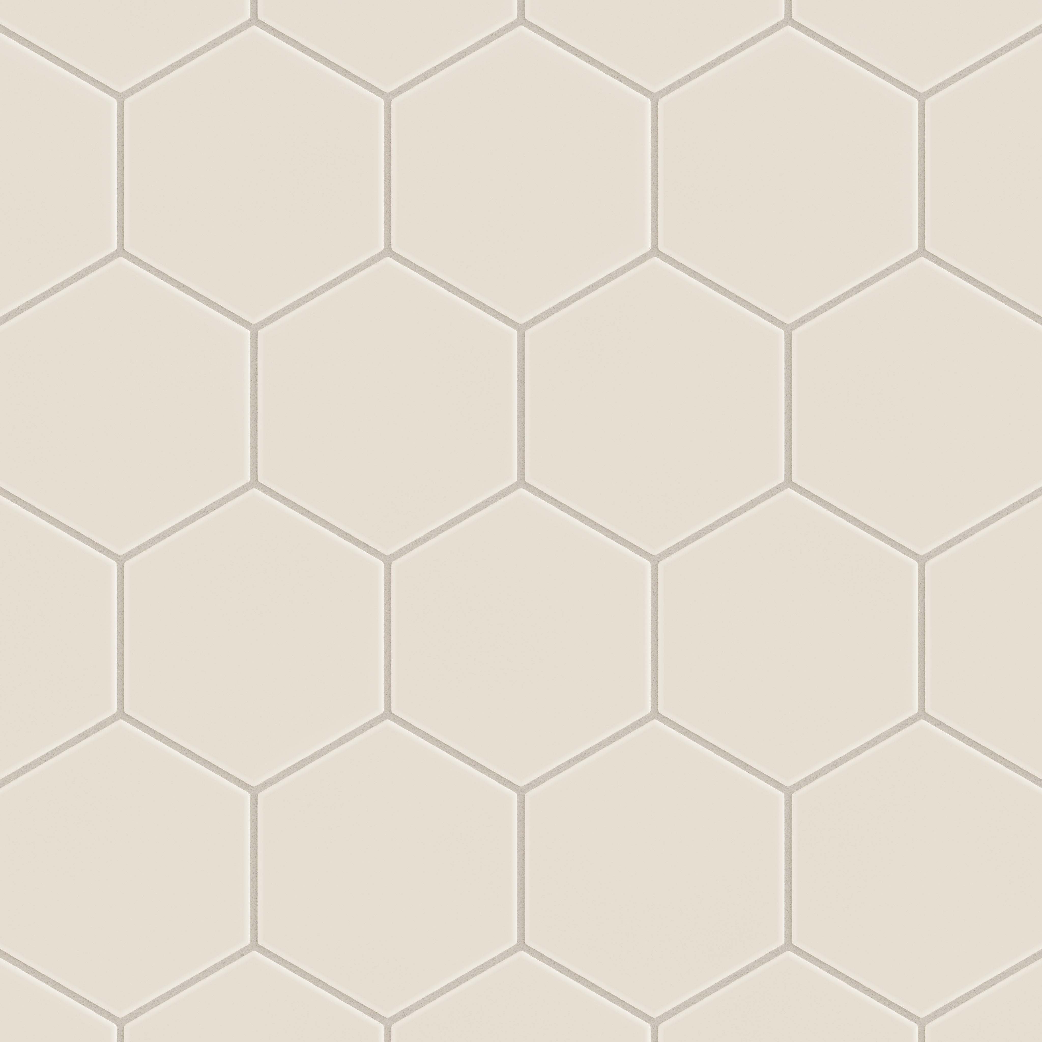 6" Hexagon Original Ceramic Tile in Sand Dune Matte