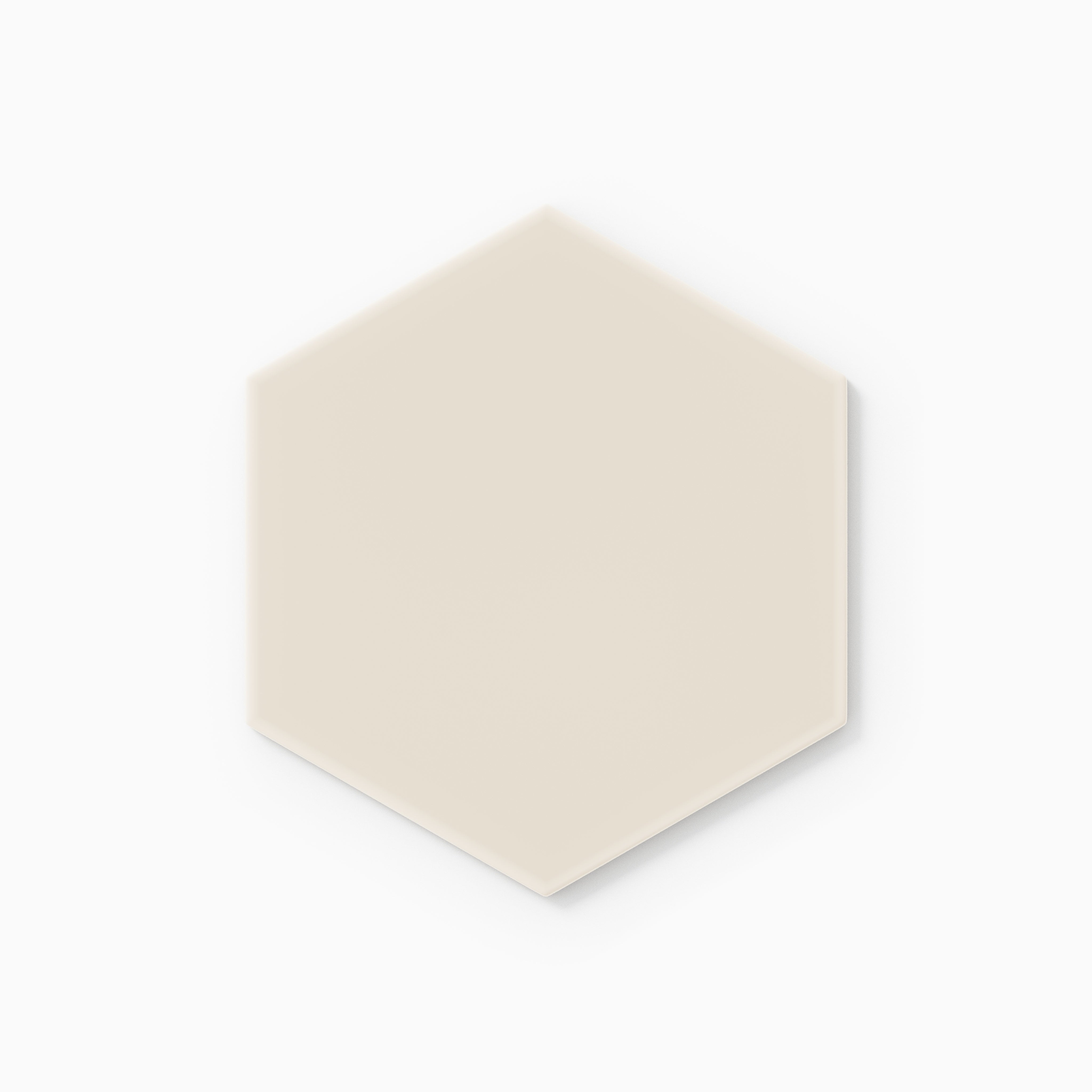 6" Hexagon Original Ceramic Tile in Sand Dune Matte