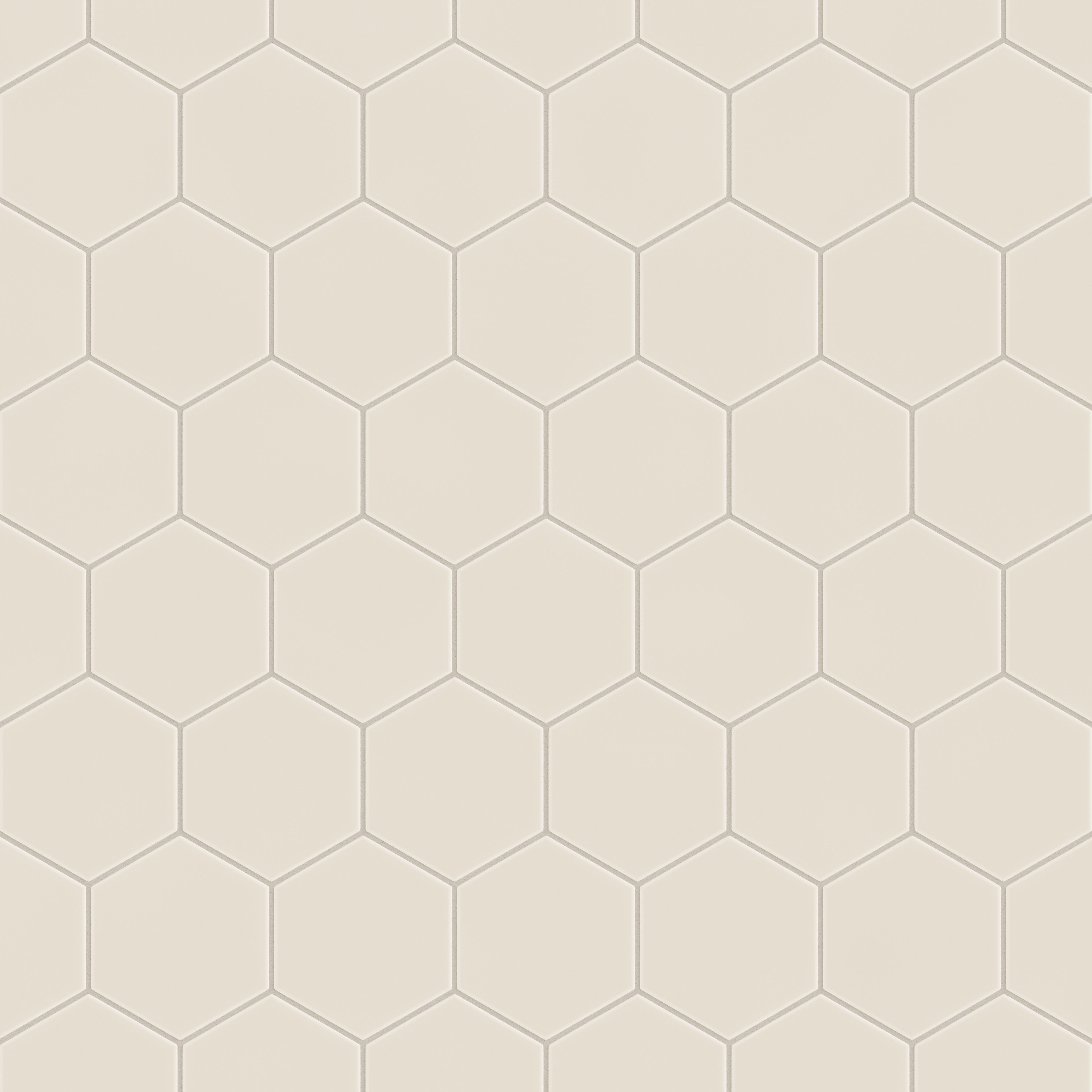 6" Hexagon Original Ceramic Tile in Sand Dune Matte