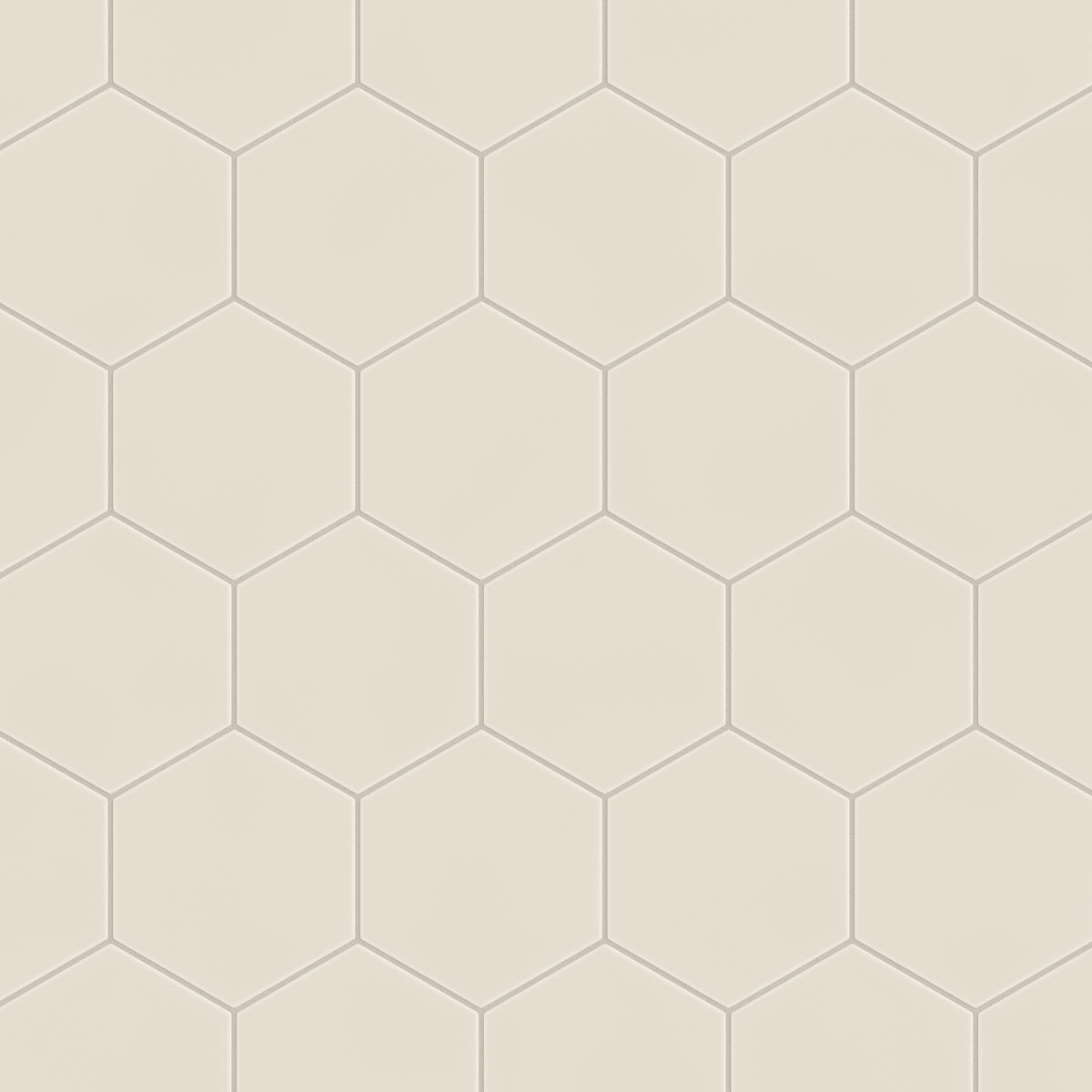 8" Hexagon Original Ceramic Tile in Sand Dune Matte