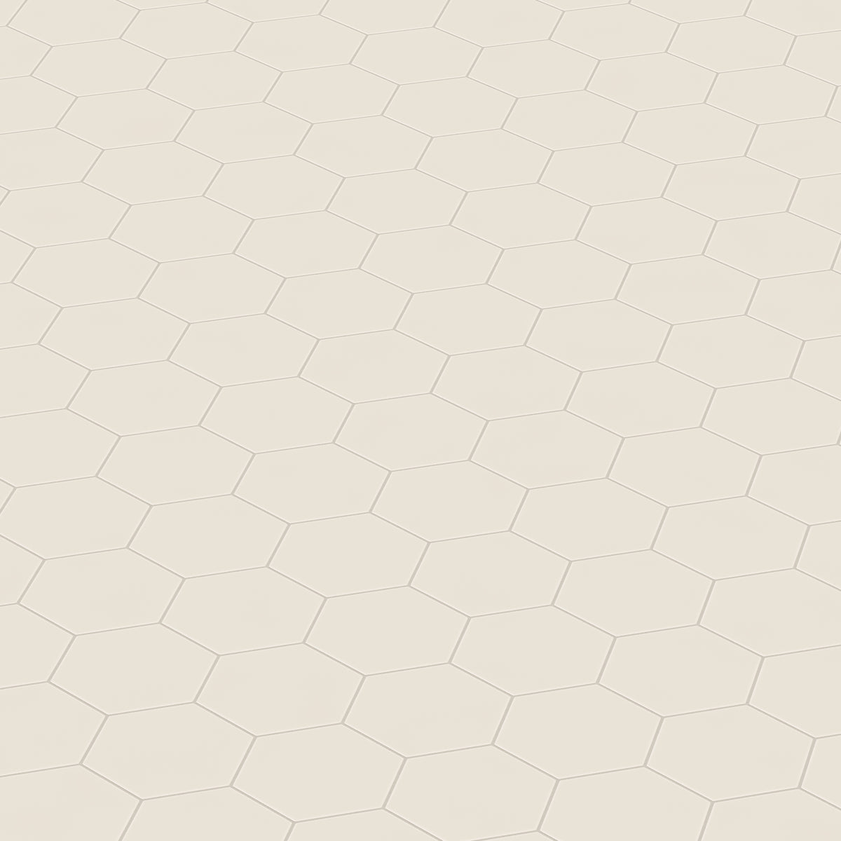 8" Hexagon Original Ceramic Tile in Sand Dune Matte