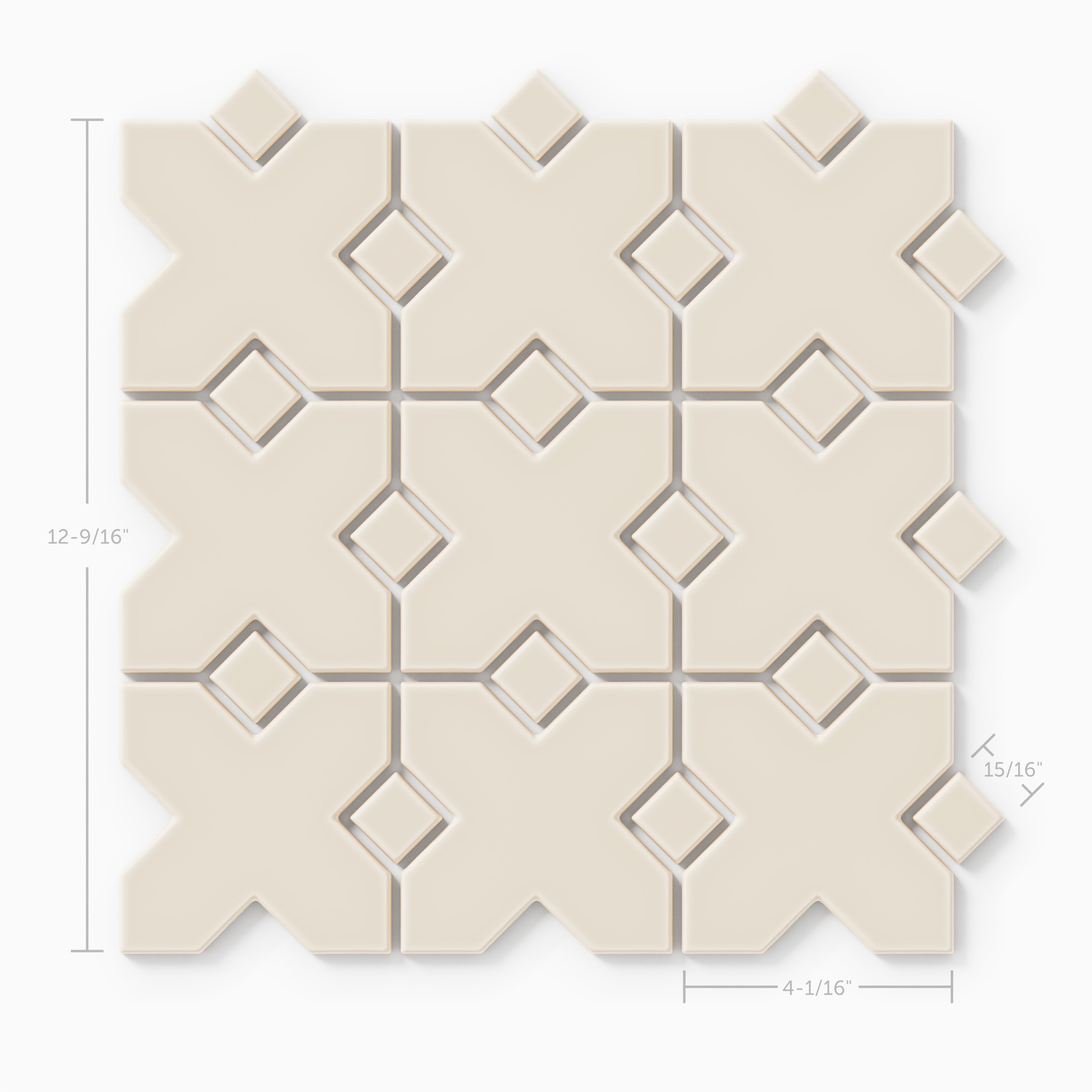Hacienda Sheeted Original Ceramic Tile in Sand Dune Matte