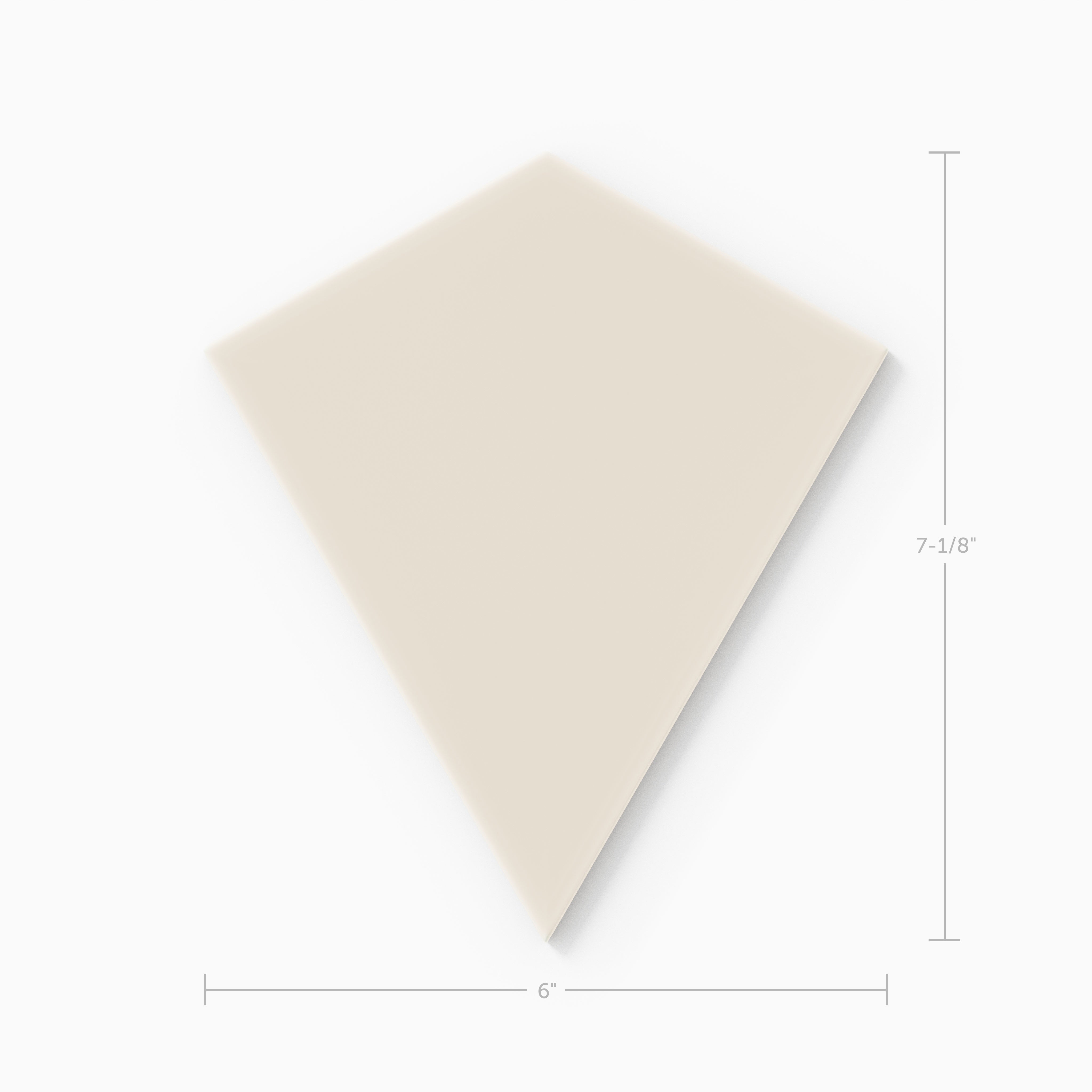 Hexite Original Ceramic Tile in Sand Dune Matte