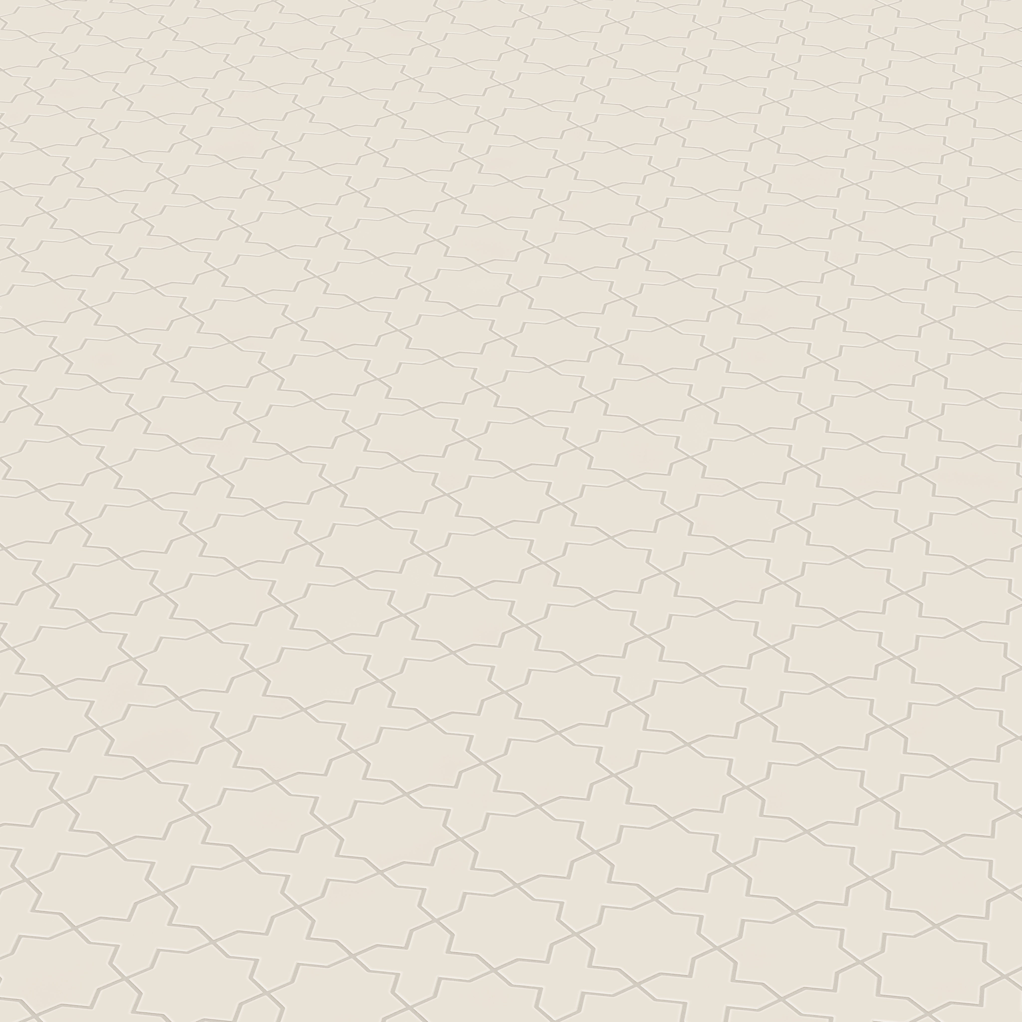 Mini Star & Cross Original Ceramic Tile in Sand Dune Matte