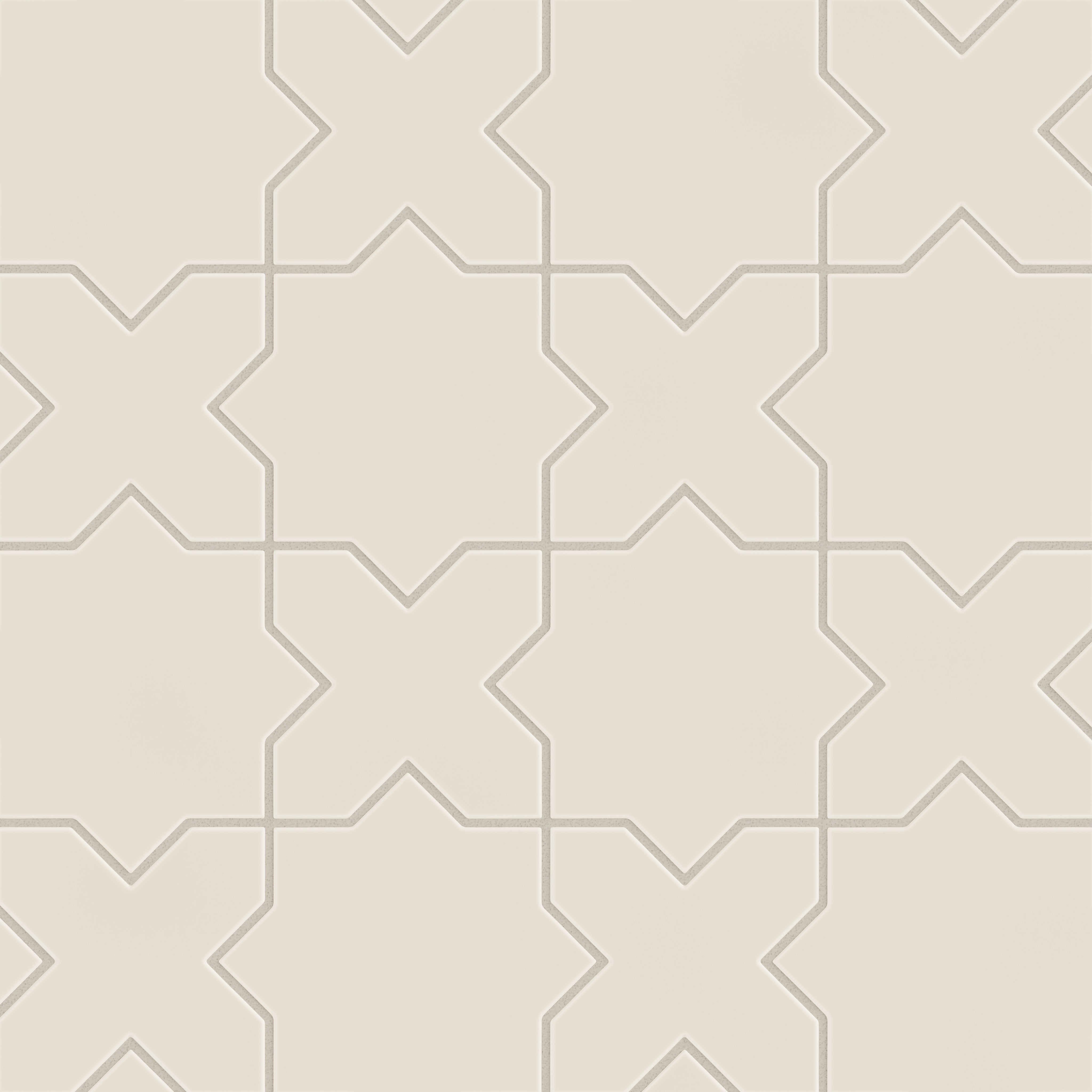 Star & Cross Original Ceramic Tile in Sand Dune Matte
