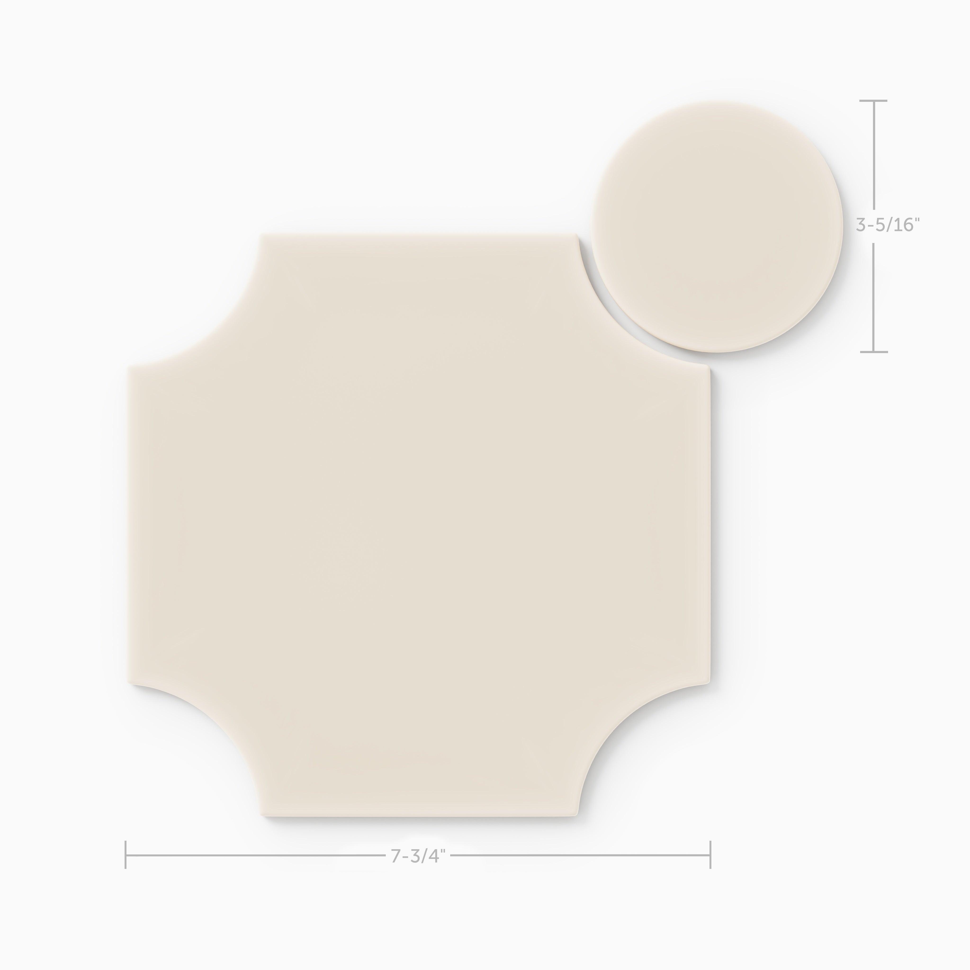 Portico Original Ceramic Tile in Sand Dune Matte