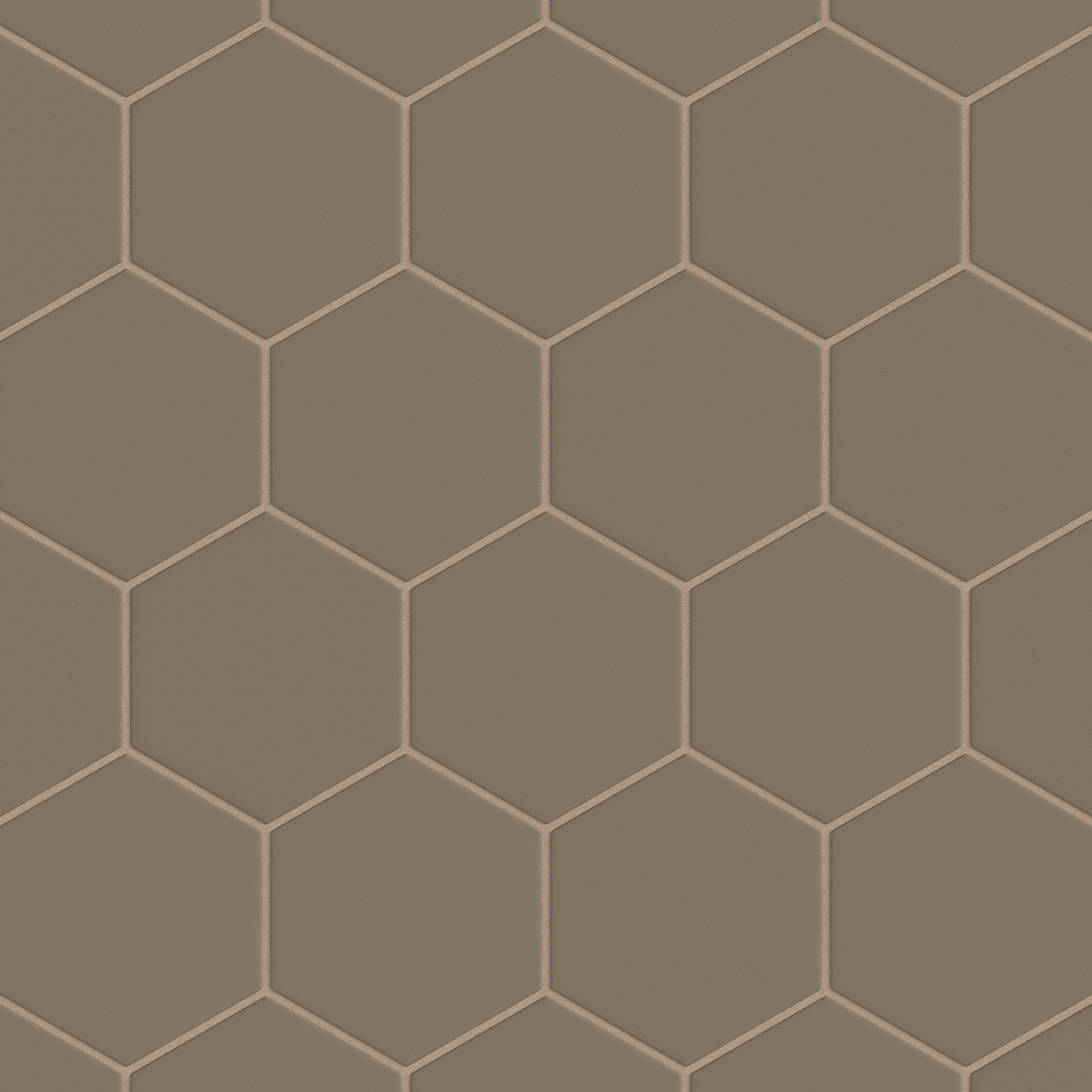 6" Hexagon Original Ceramic Tile in Sandstone Matte