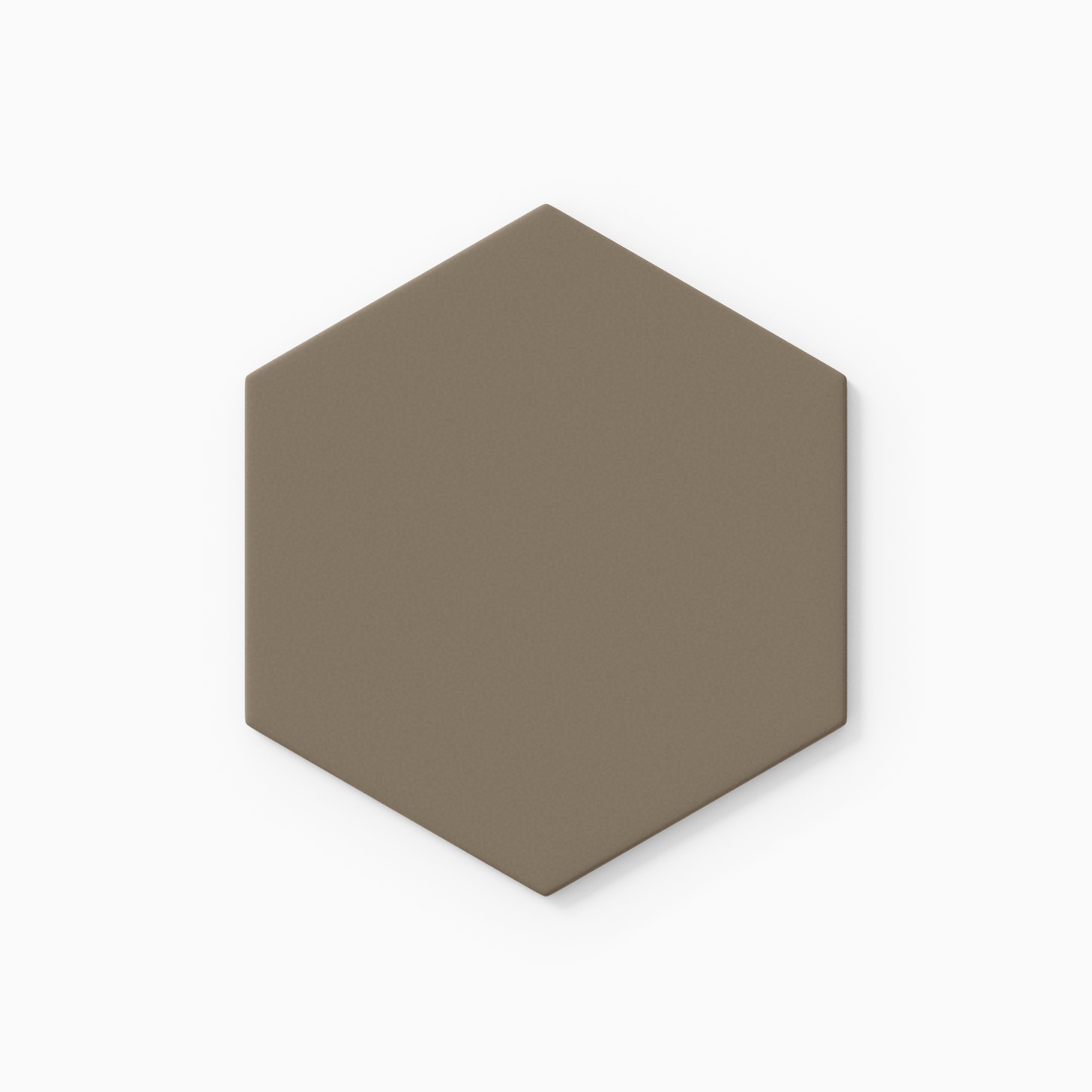 6" Hexagon Original Ceramic Tile in Sandstone Matte
