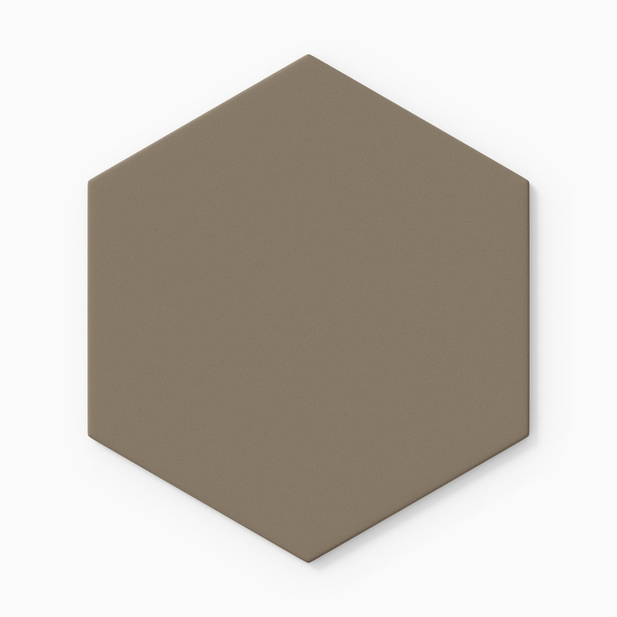 8" Hexagon Original Ceramic Tile in Sandstone Matte