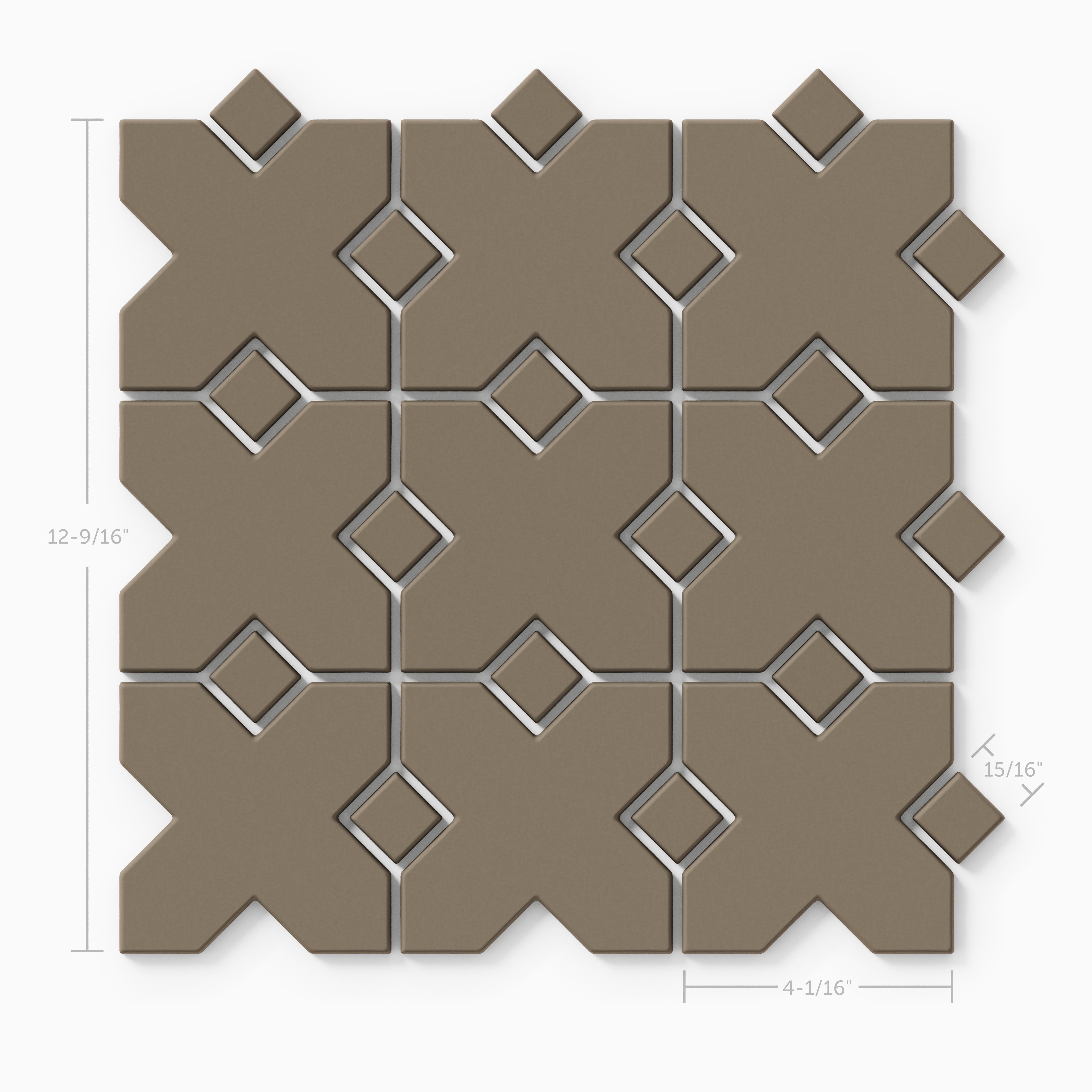 Hacienda Sheeted Original Ceramic Tile in Sandstone Matte