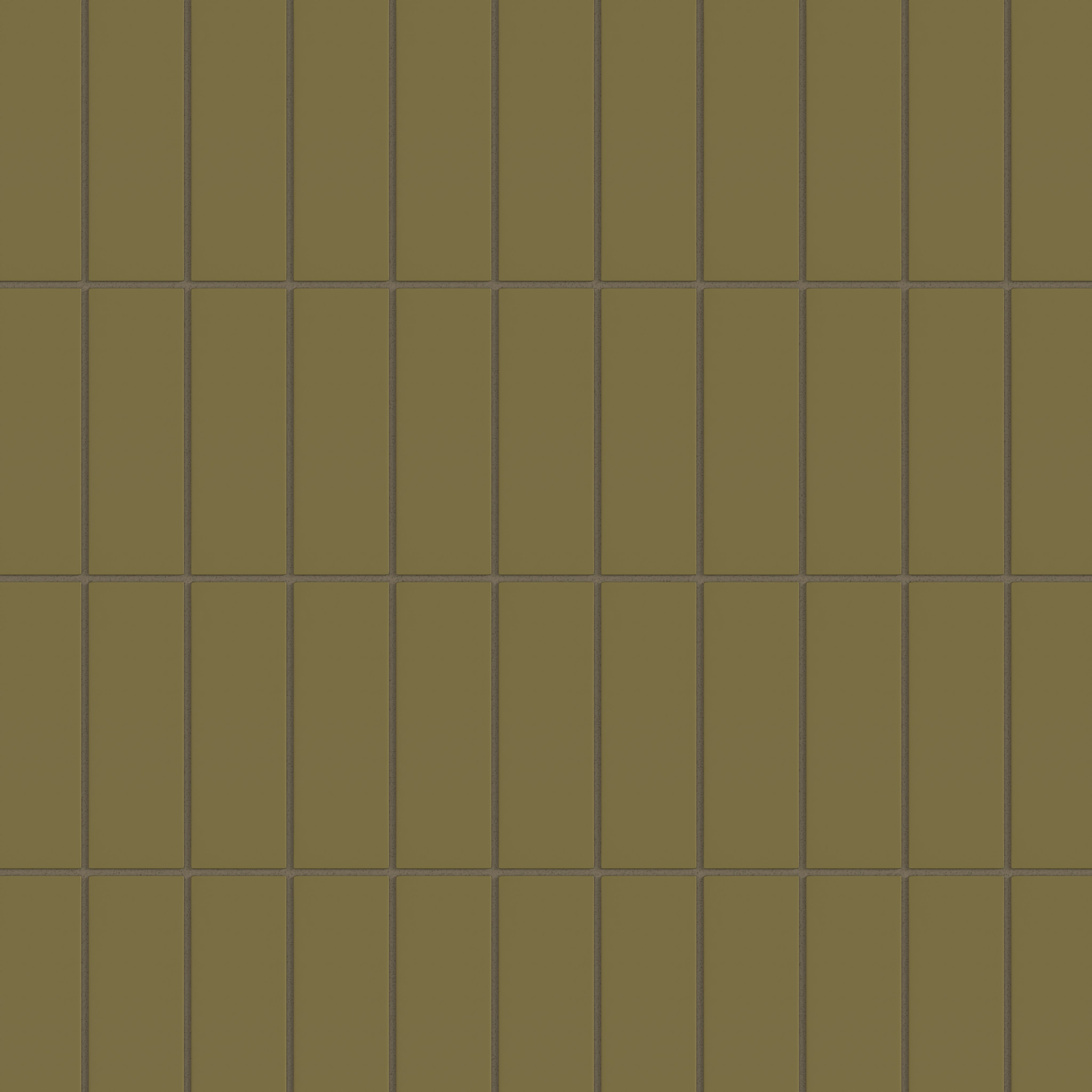 2x6 Natural Press Ceramic Tile in Sap Green Matte