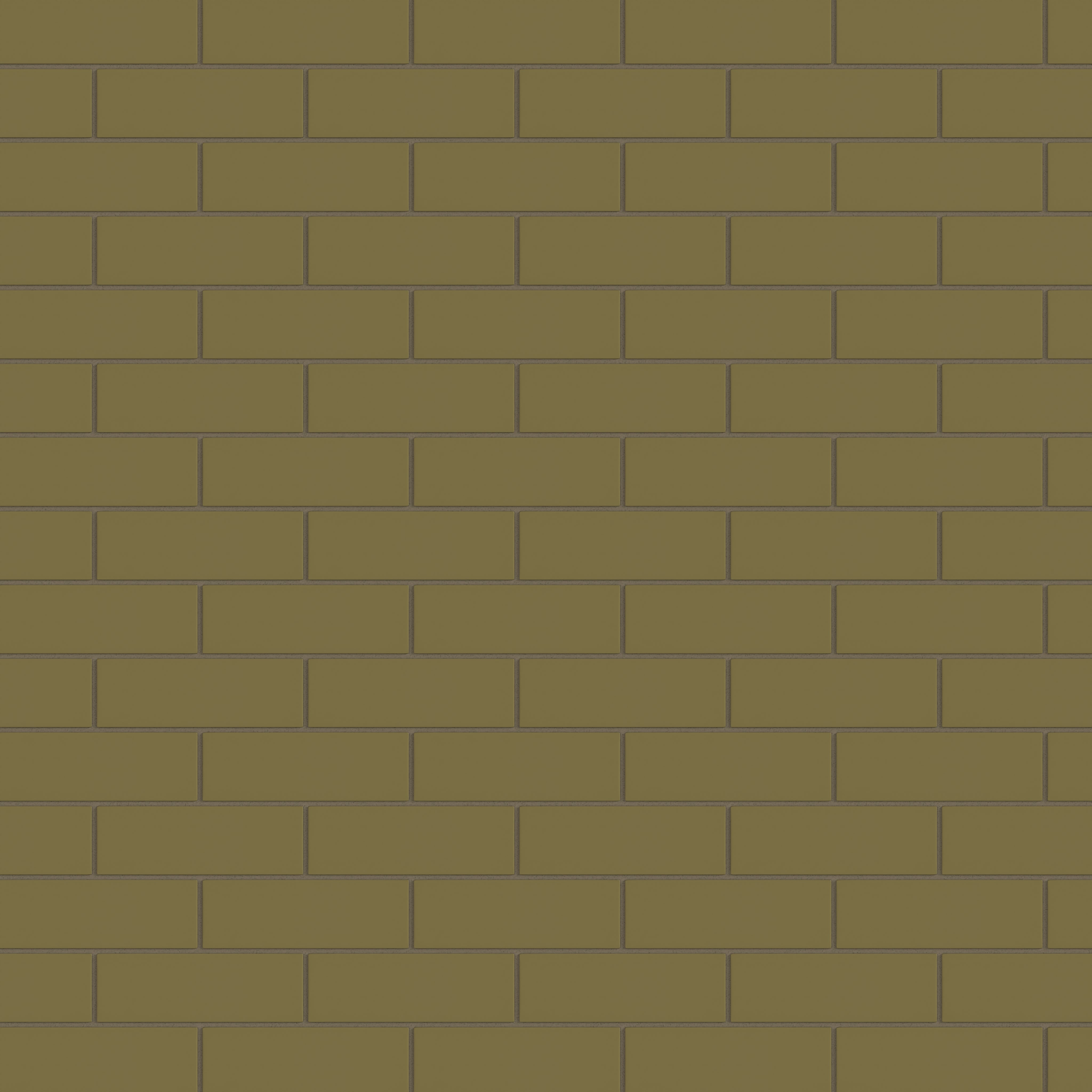 2x6 Natural Press Ceramic Tile in Sap Green Matte