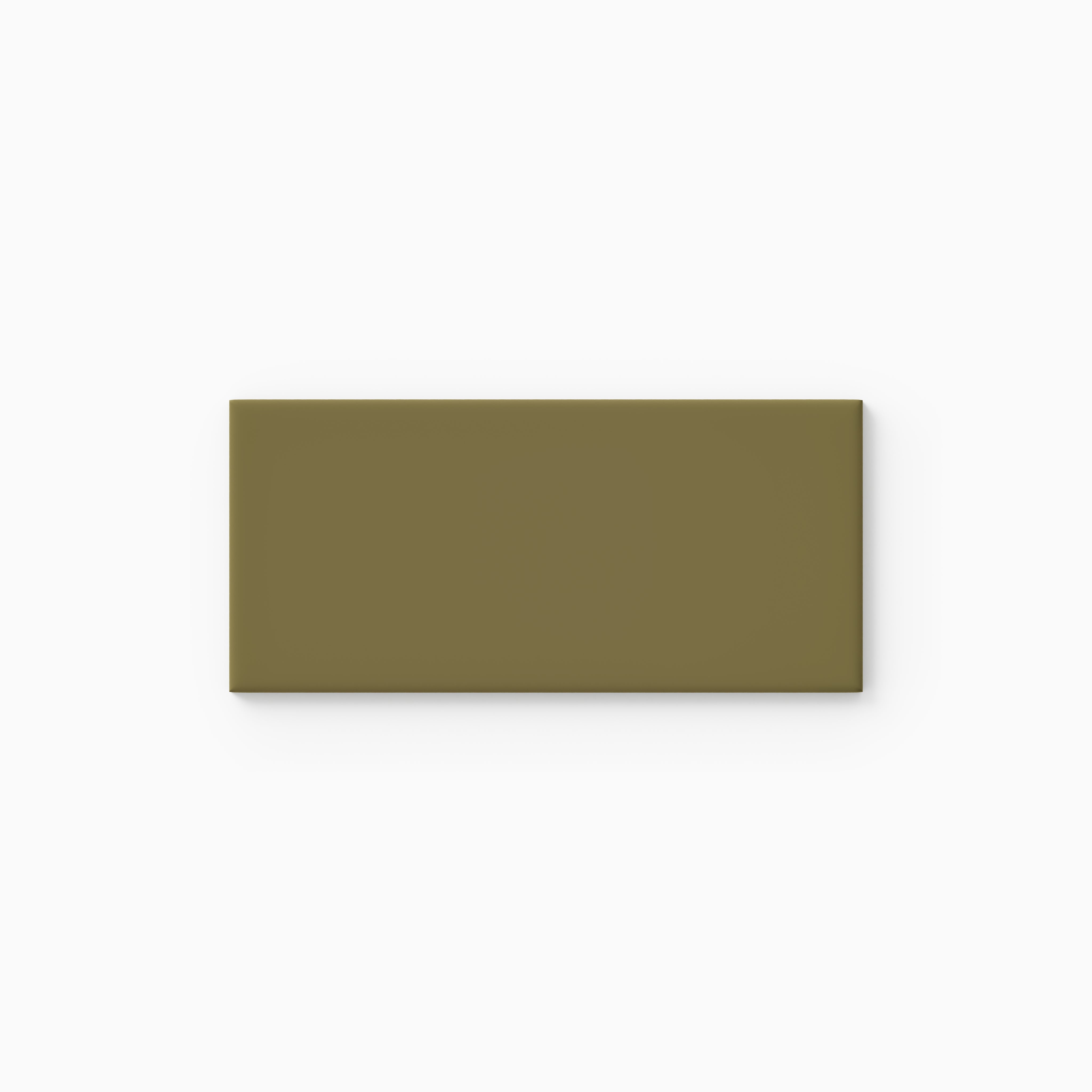 3x6 Natural Press Ceramic Tile in Sap Green Matte