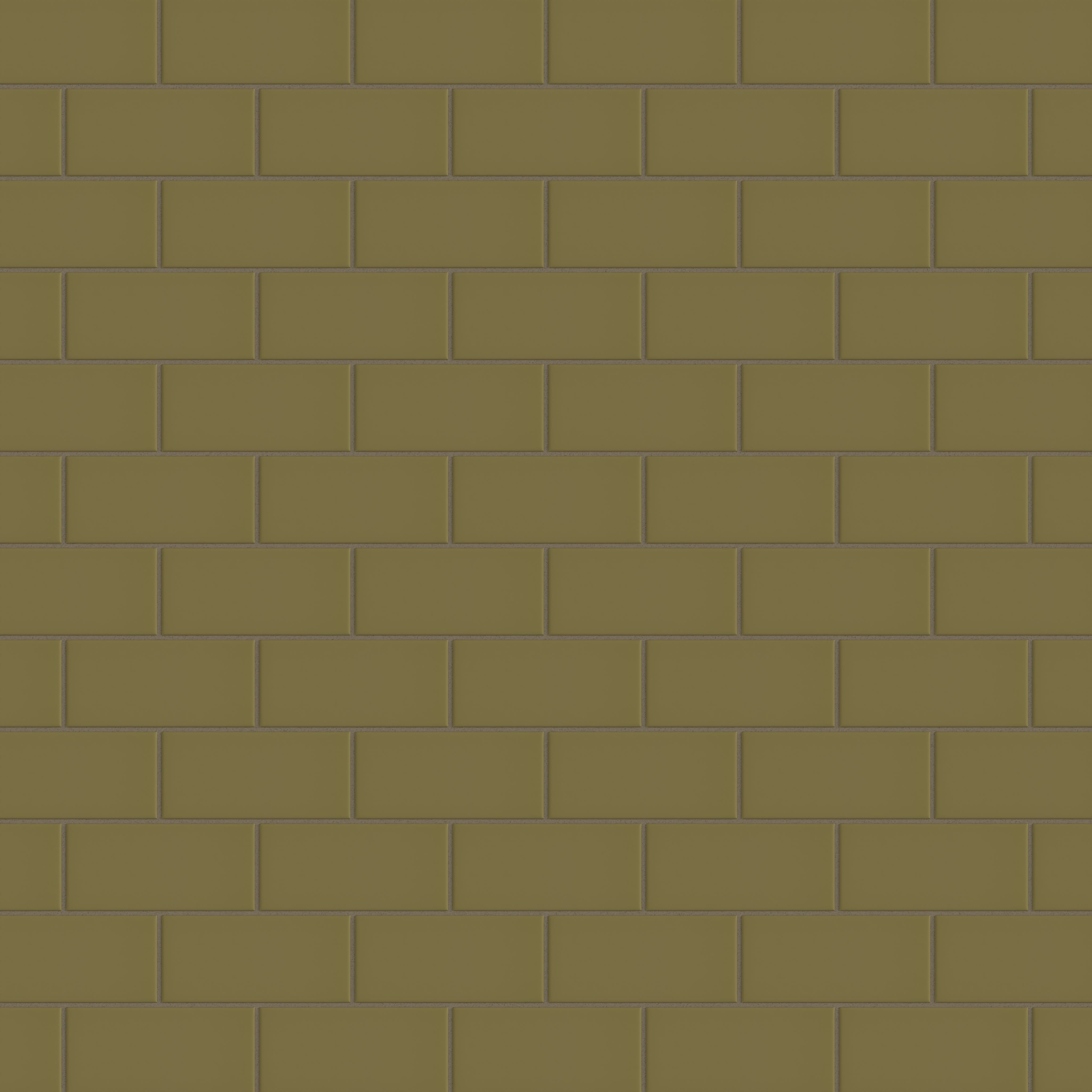 3x6 Natural Press Ceramic Tile in Sap Green Matte