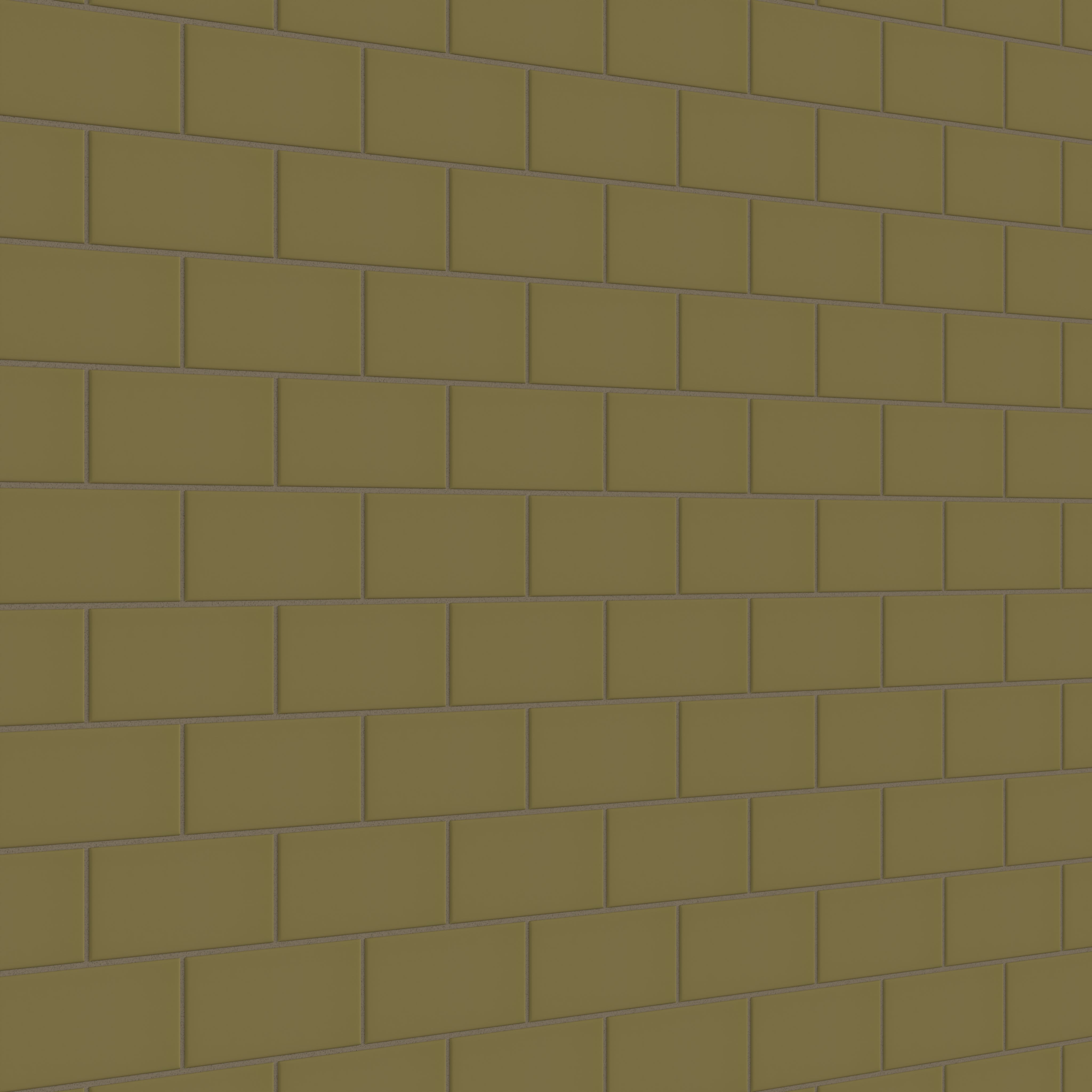 3x6 Natural Press Ceramic Tile in Sap Green Matte