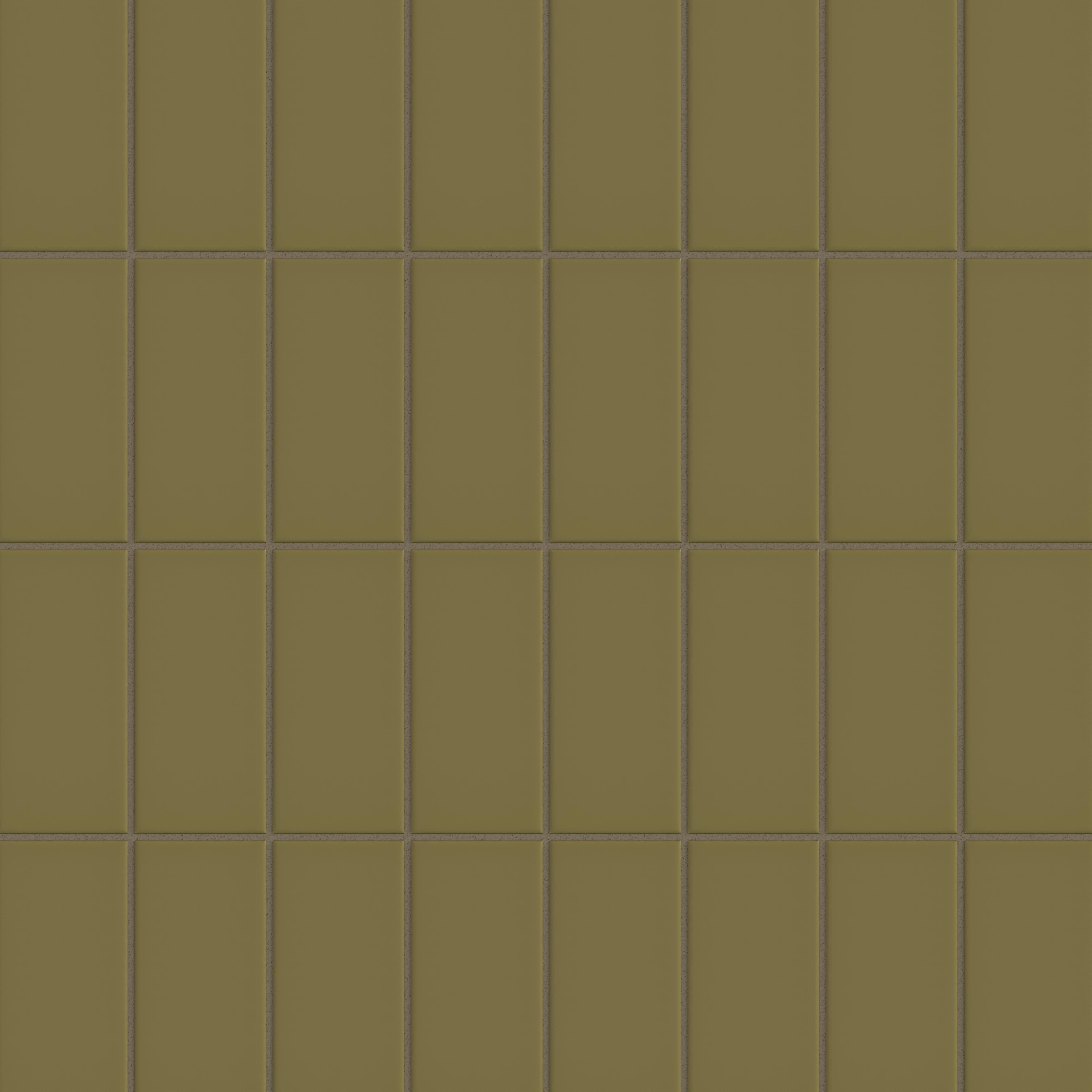 3x6 Natural Press Ceramic Tile in Sap Green Matte