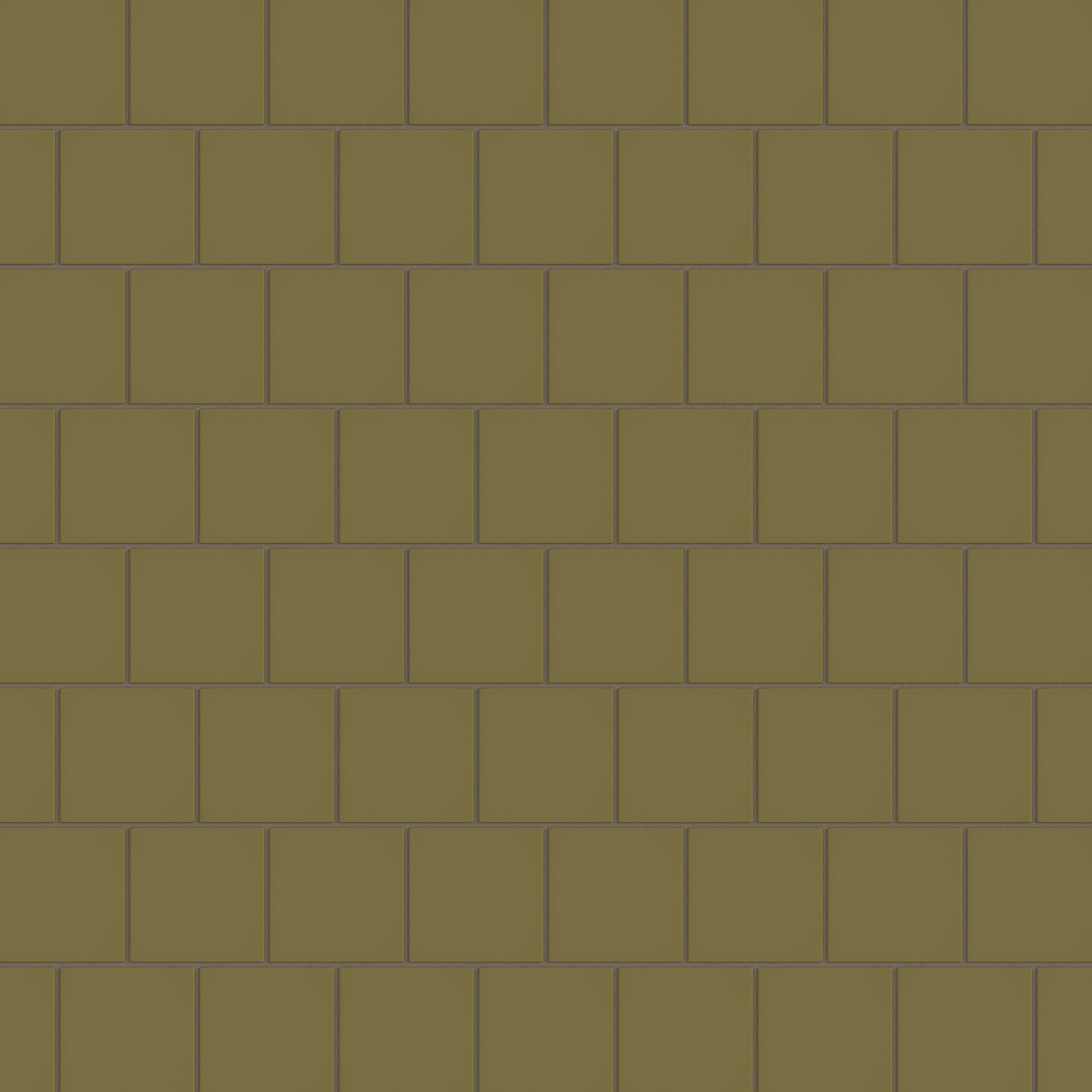 4x4 Natural Press Ceramic Tile in Sap Green Matte