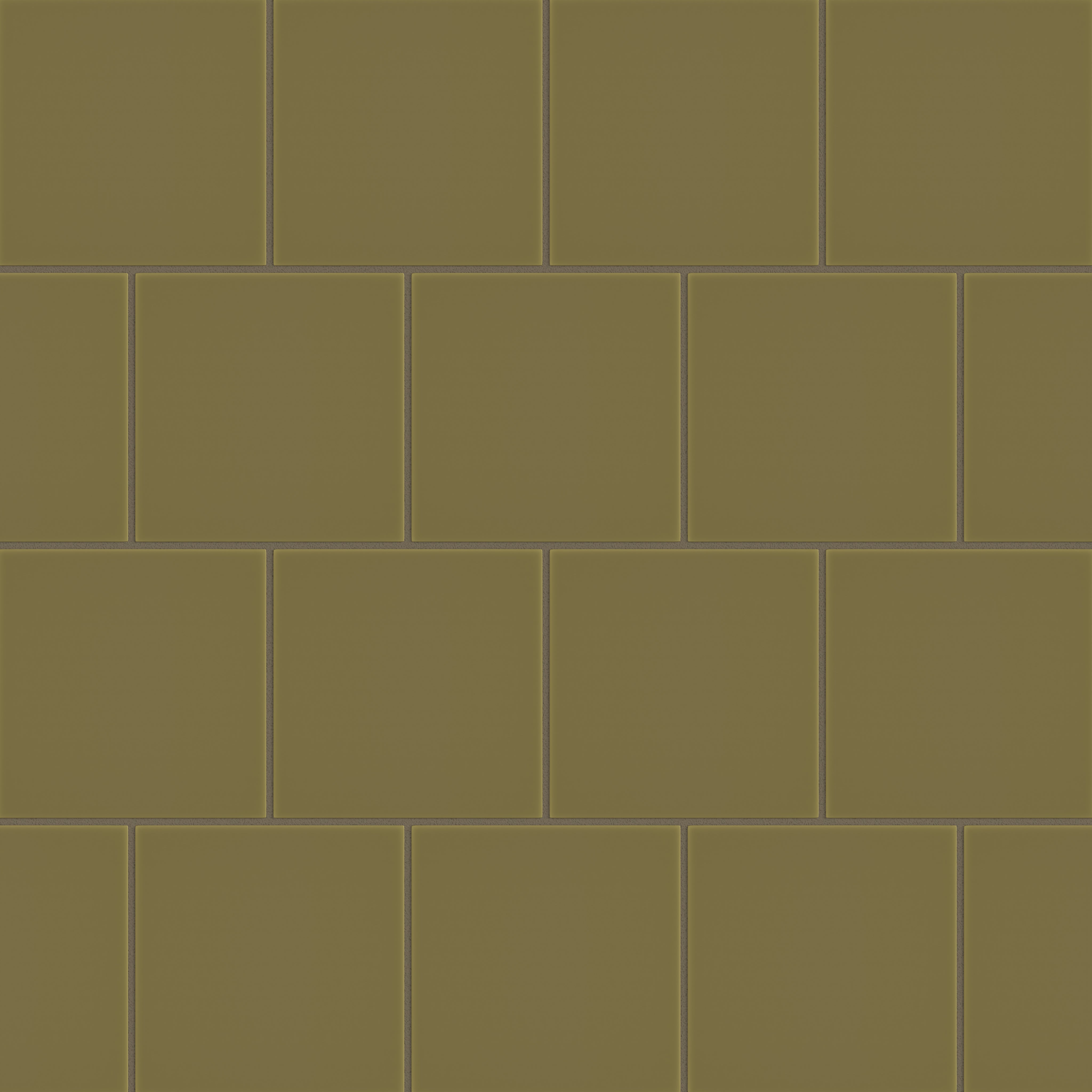 6x6 Natural Press Ceramic Tile in Sap Green Matte