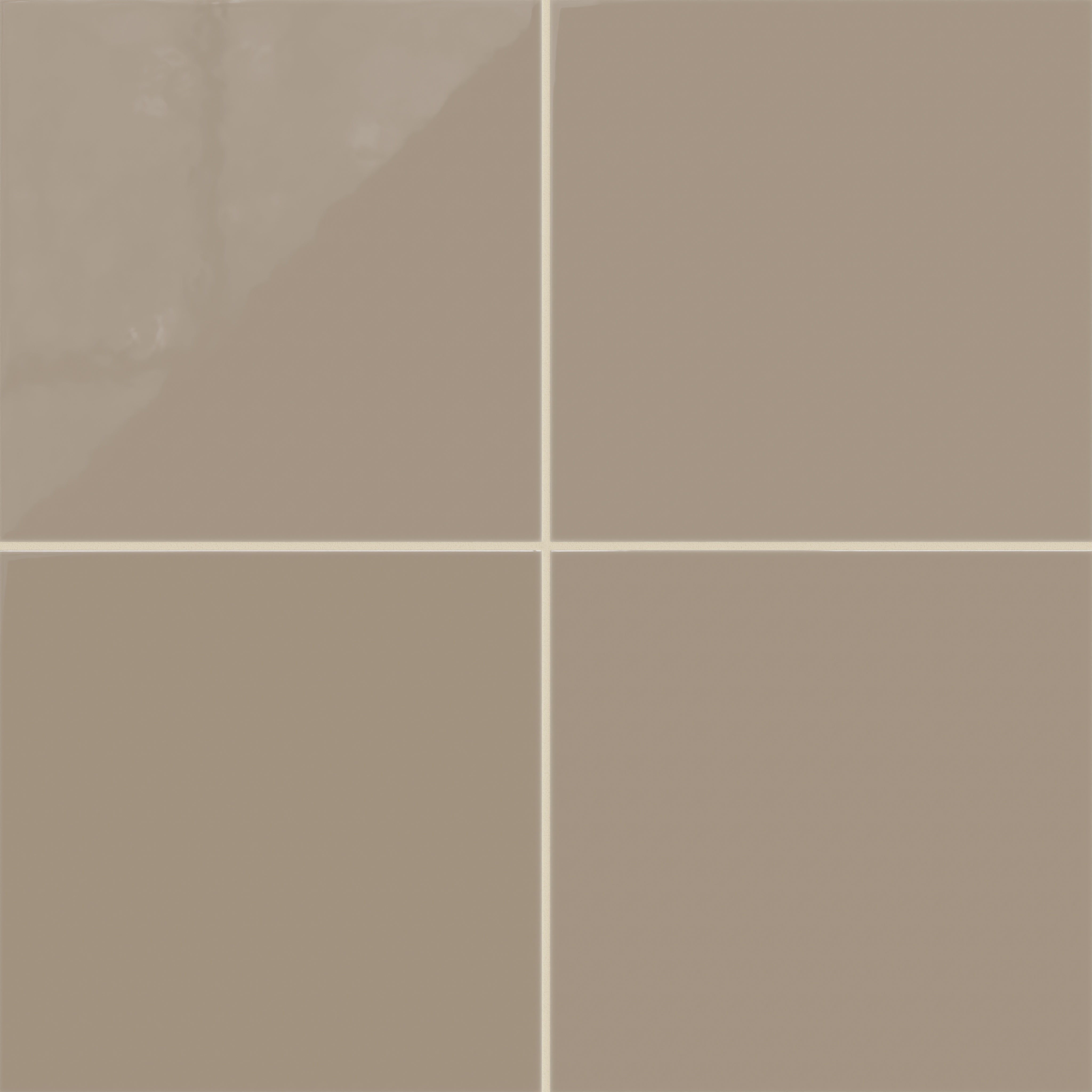 12x12 Natural Press Ceramic Tile in Sawtooth Gloss