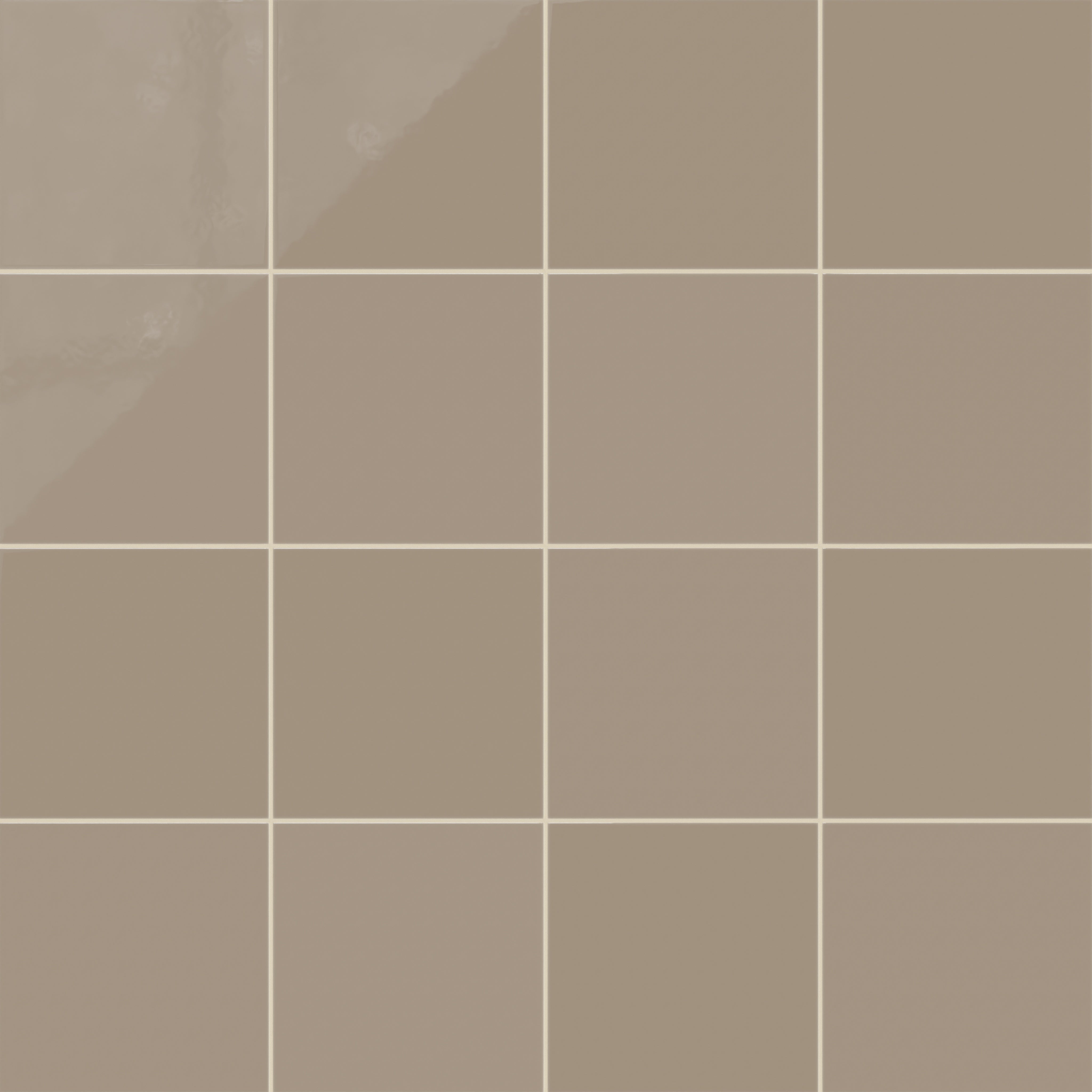 12x12 Natural Press Ceramic Tile in Sawtooth Gloss