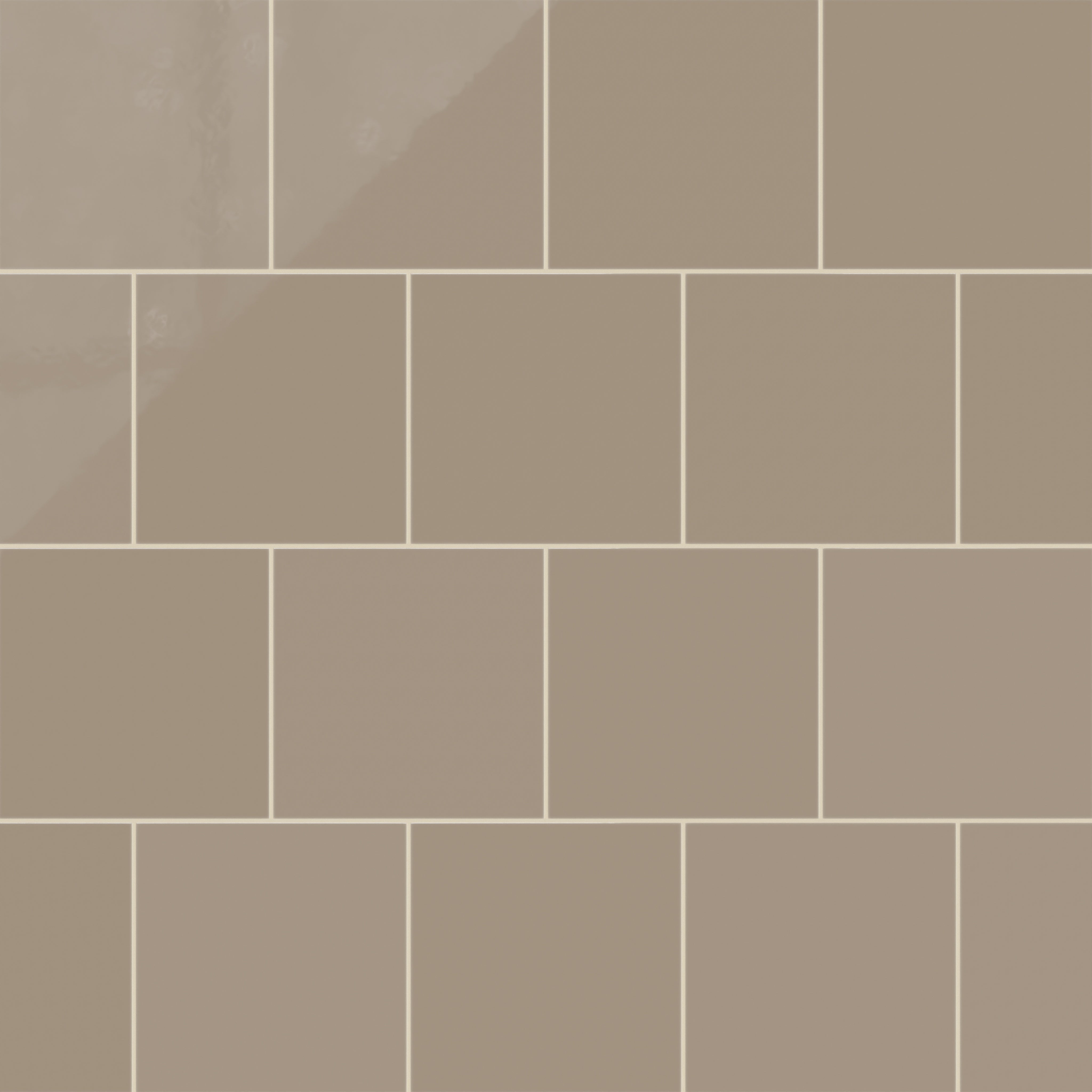 12x12 Natural Press Ceramic Tile in Sawtooth Gloss