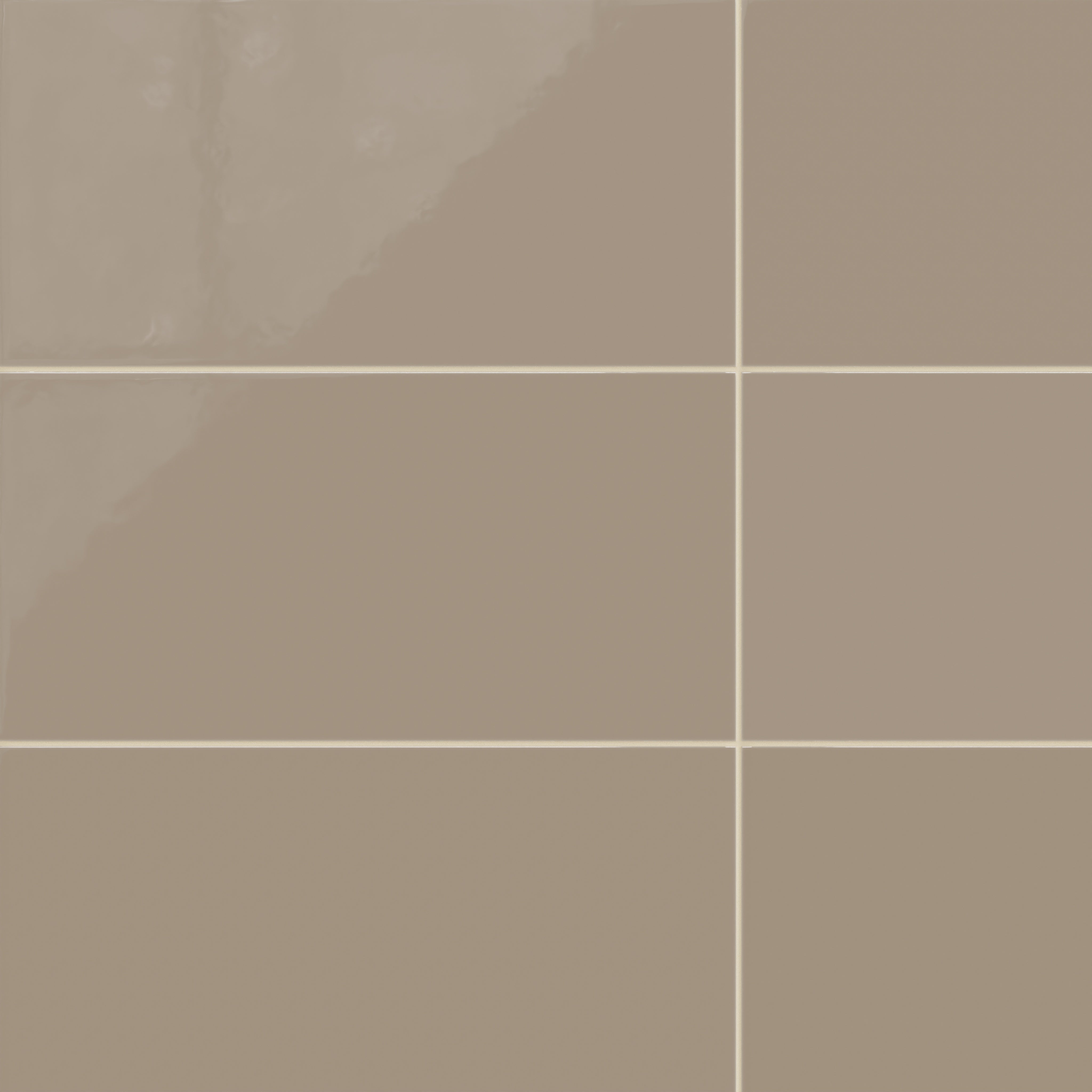 12x24 Natural Press Ceramic Tile in Sawtooth Gloss