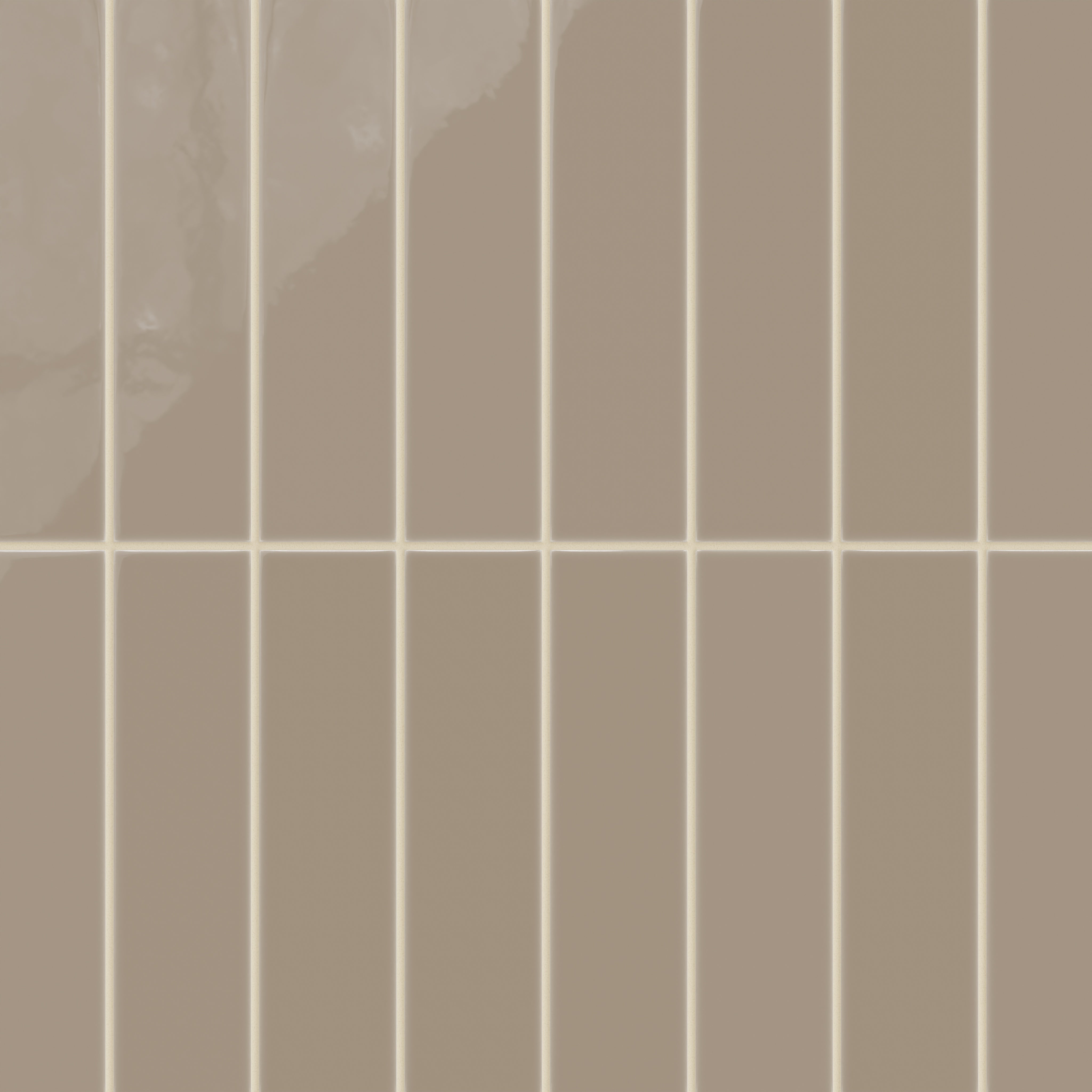 3x12 Natural Press Ceramic Tile in Sawtooth Gloss