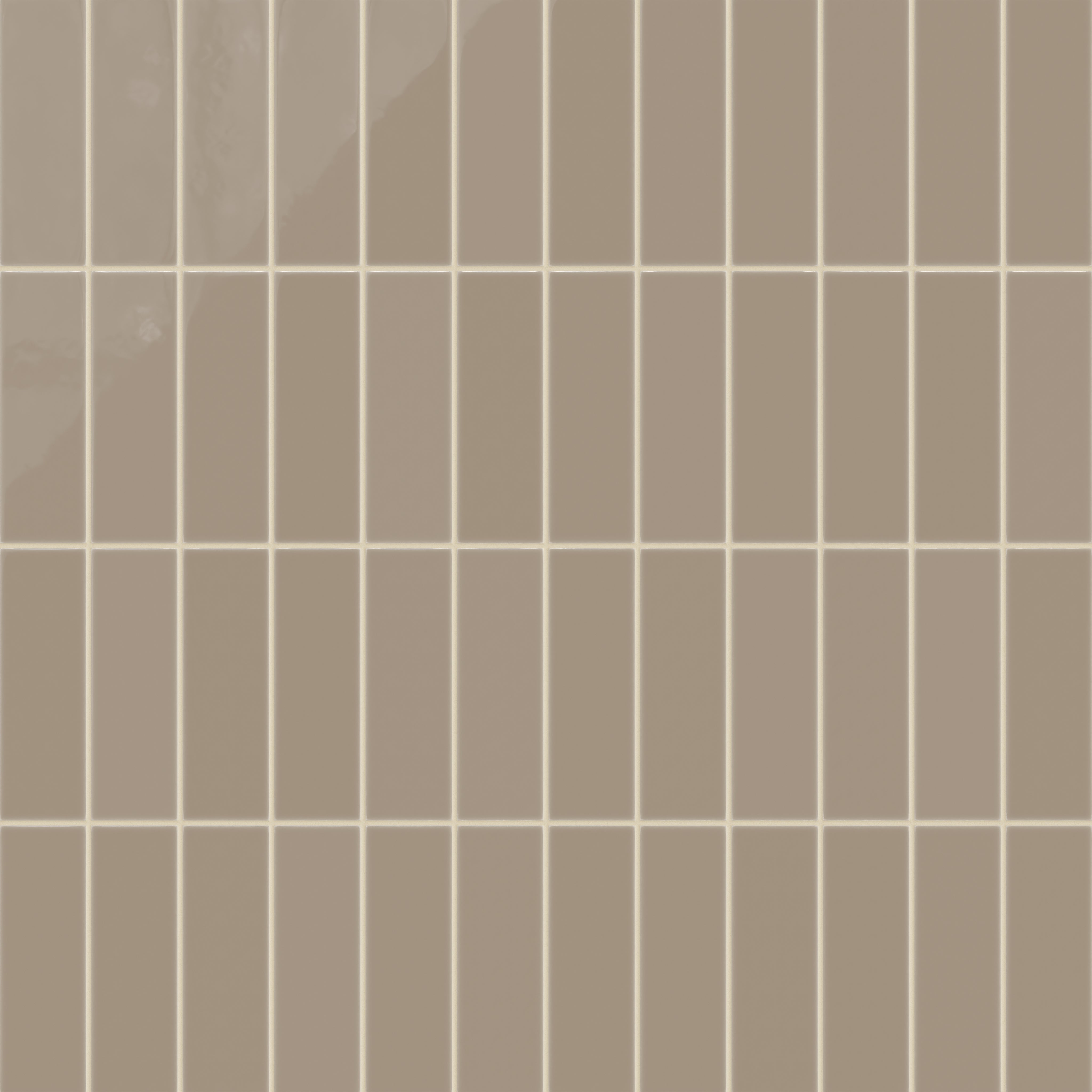 3x9 Natural Press Ceramic Tile in Sawtooth Gloss