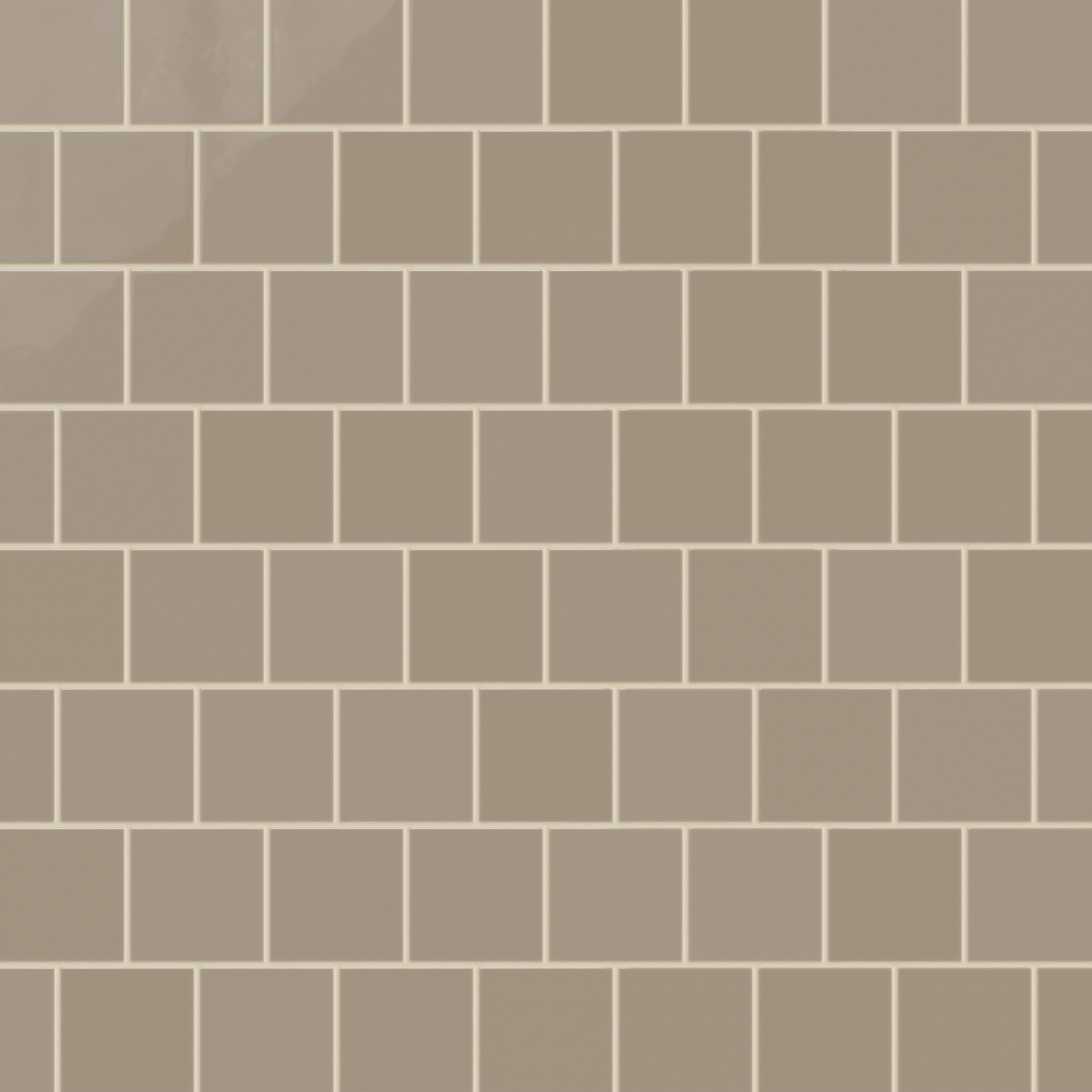 4x4 Natural Press Ceramic Tile in Sawtooth Gloss