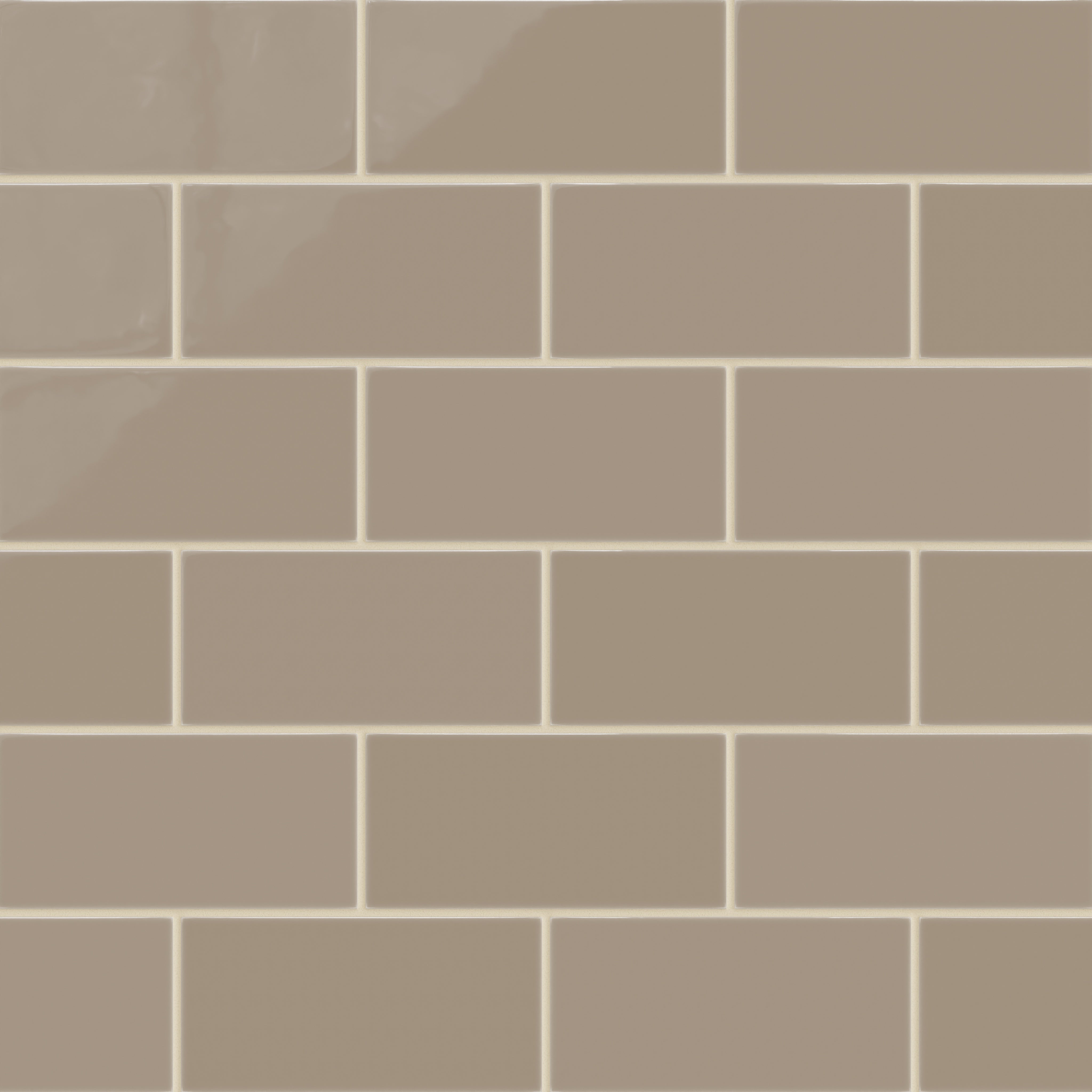 Sawtooth 4x8 Gloss Natural Press Ceramic Tile - Fireclay Tile