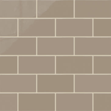 4x8 Natural Press Ceramic Tile in Sawtooth Gloss