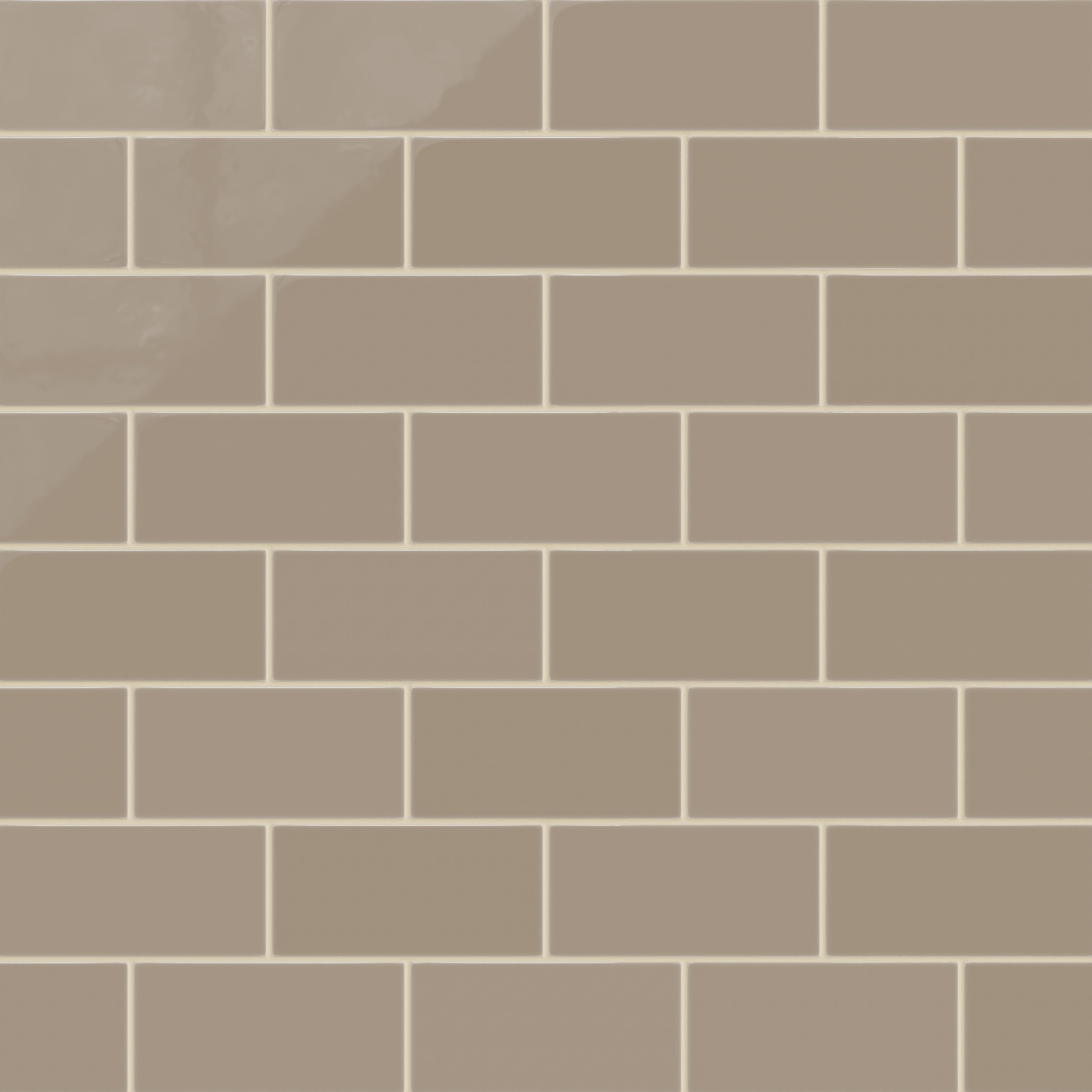 4x8 Natural Press Ceramic Tile in Sawtooth Gloss