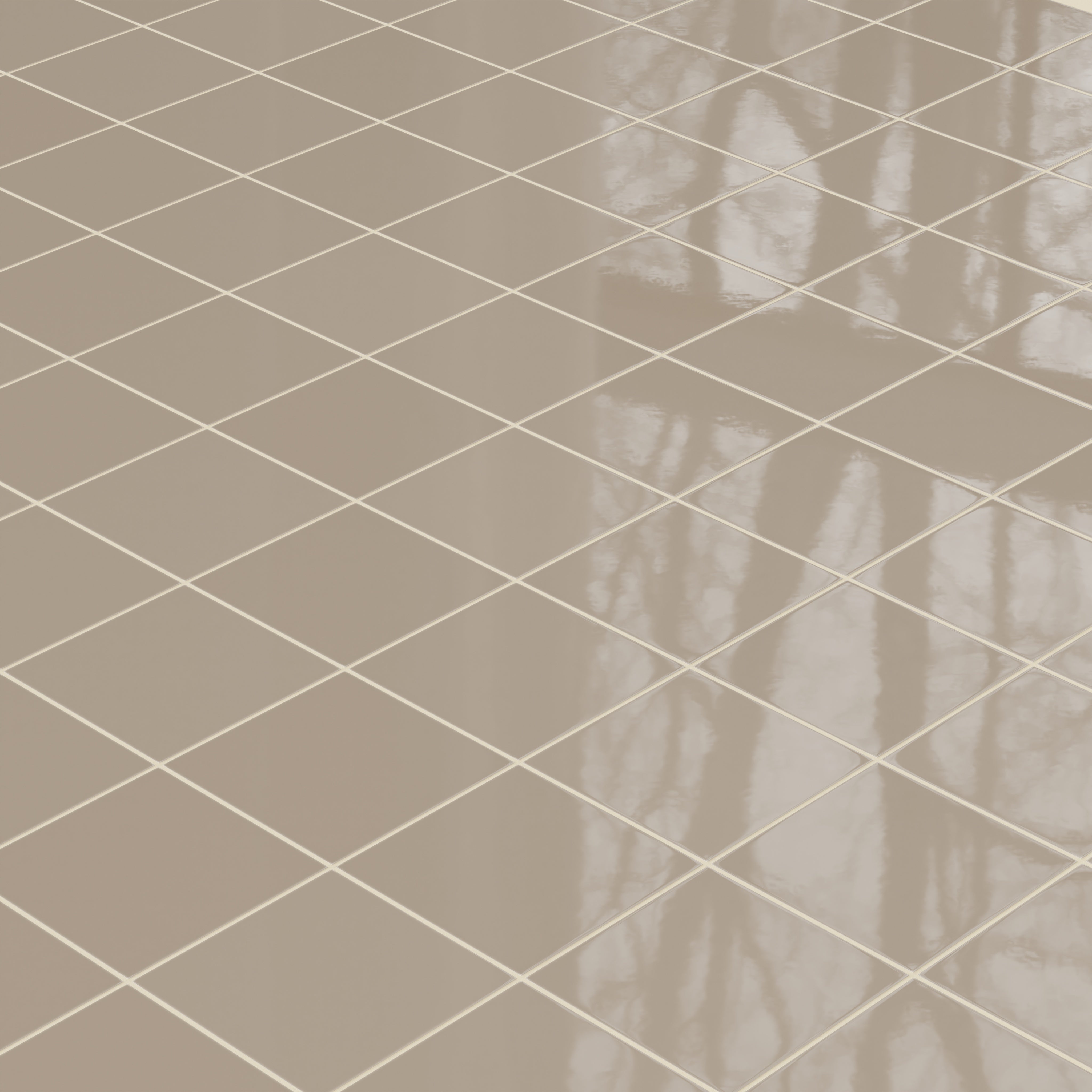 8x8 Natural Press Ceramic Tile in Sawtooth Gloss