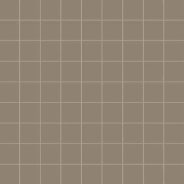 3x3 Straight Set Sheeted Natural Press Ceramic Mosaic Tile in Sawtooth Matte