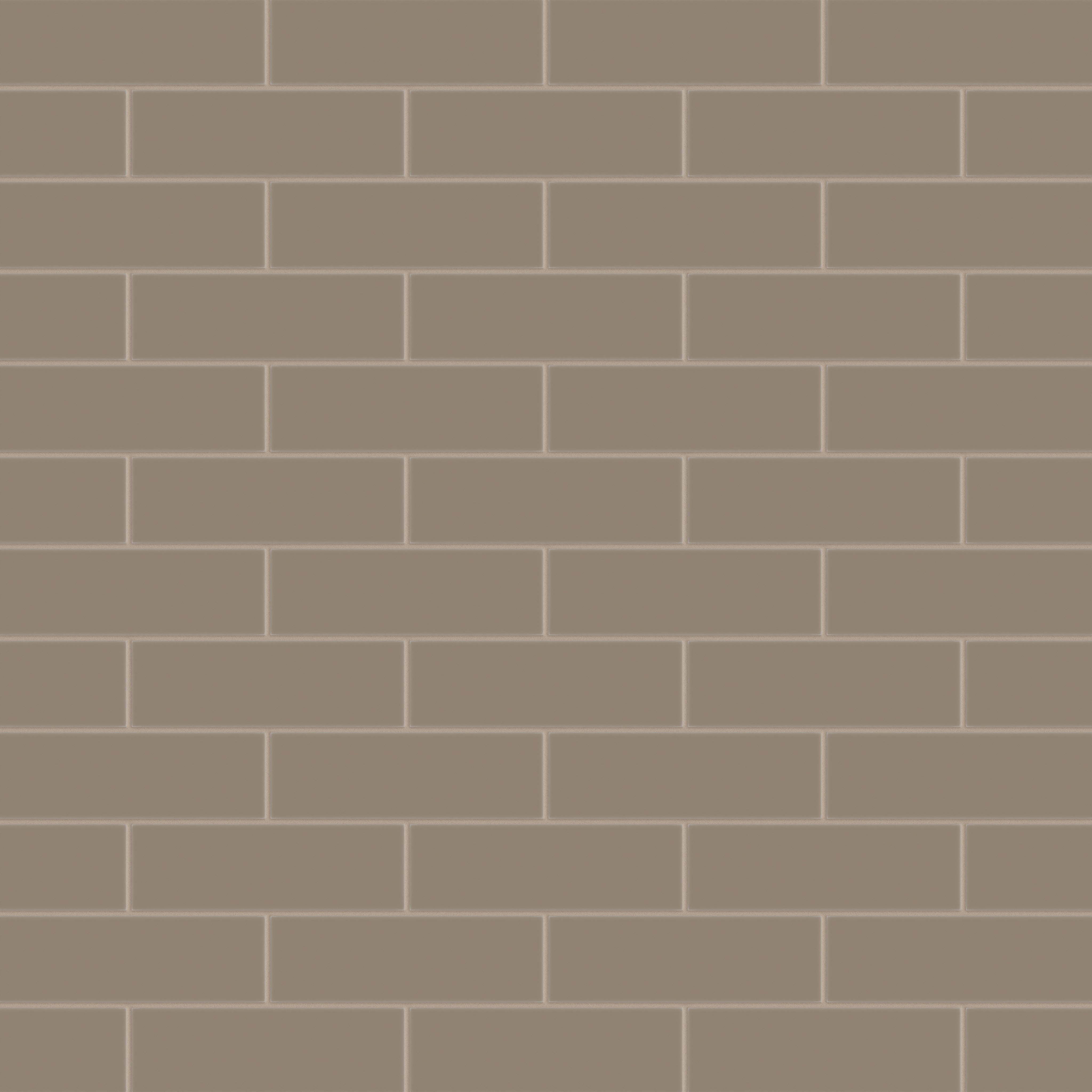 3x9 Natural Press Ceramic Tile in Sawtooth Matte