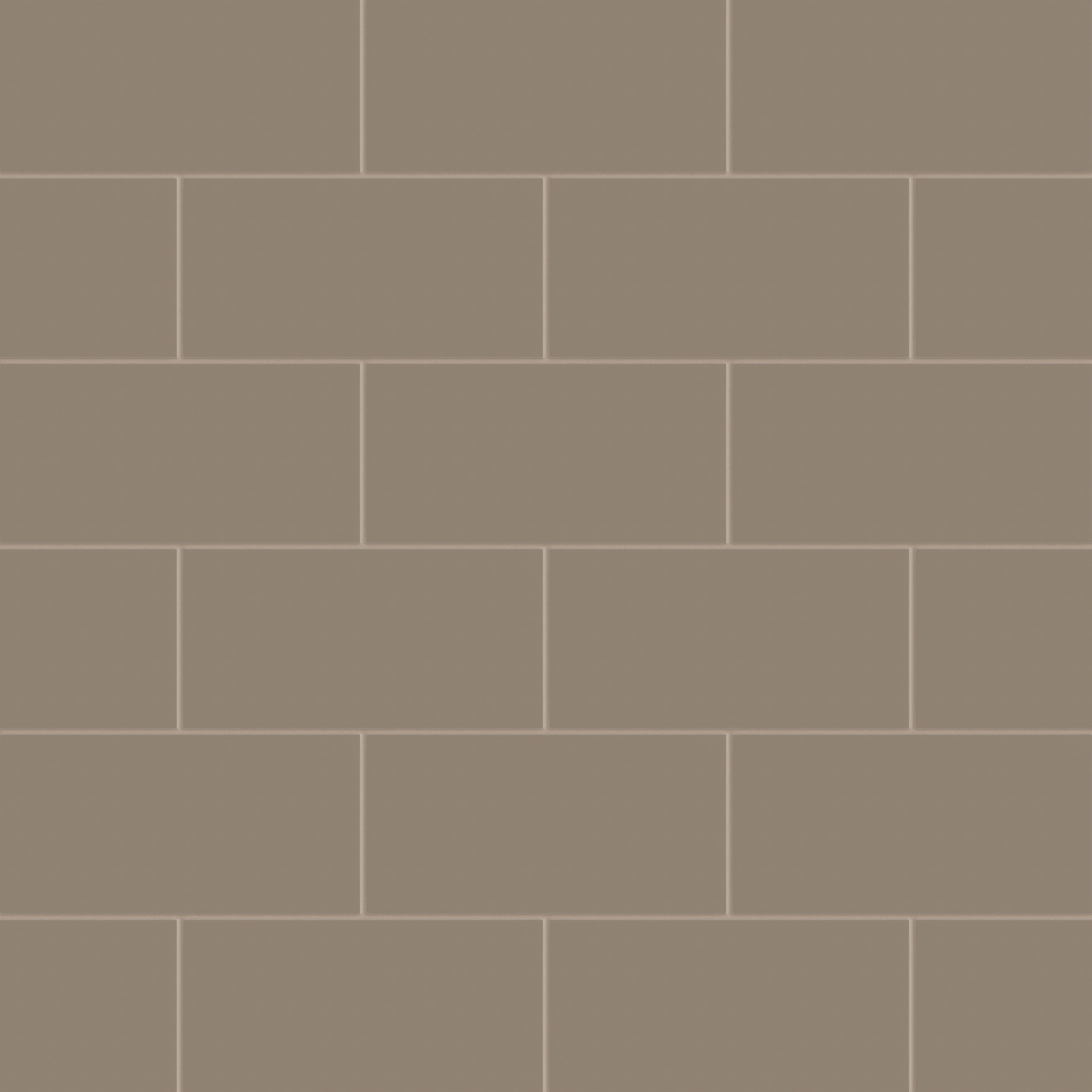 6x12 Natural Press Ceramic Tile in Sawtooth Matte