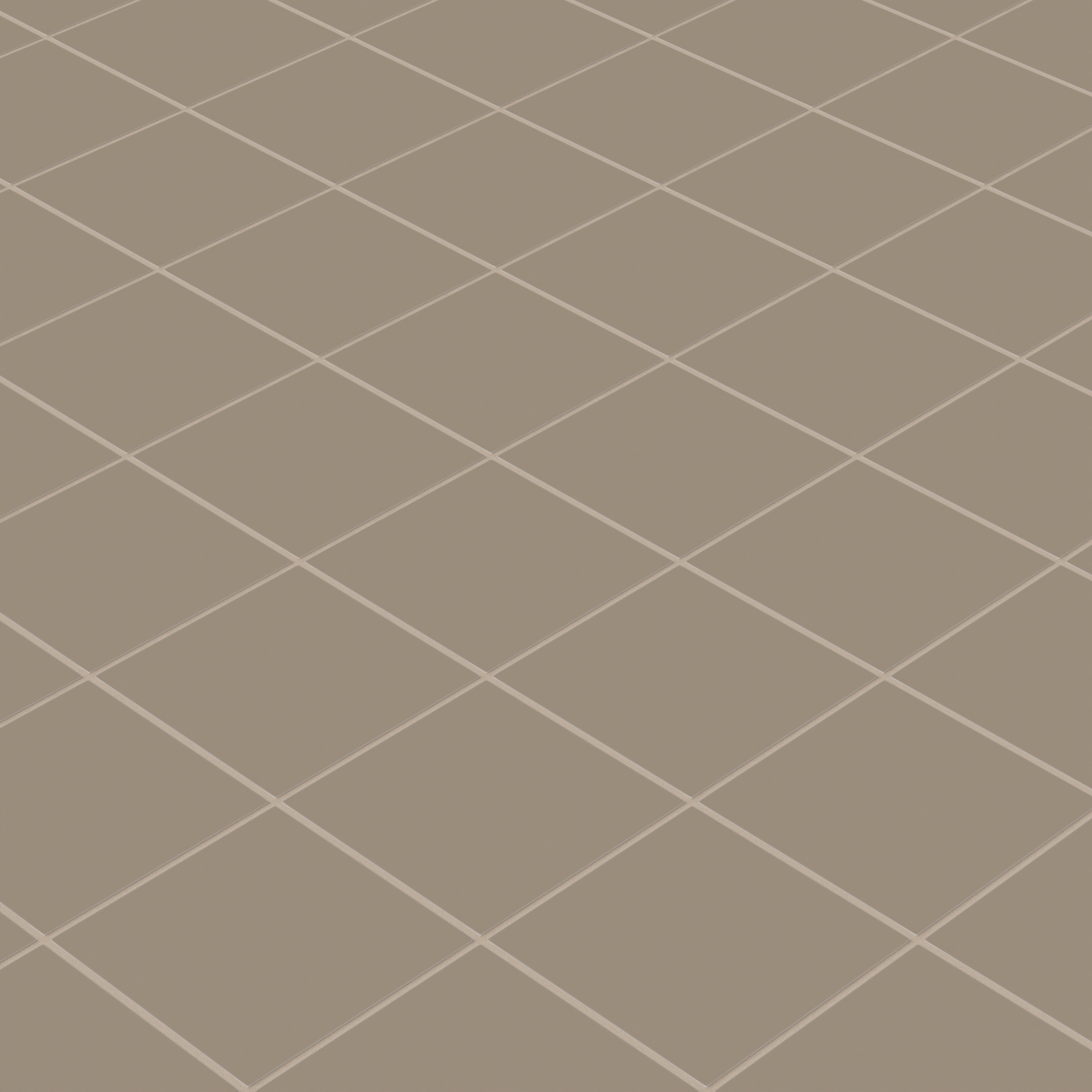6x6 Natural Press Ceramic Tile in Sawtooth Matte