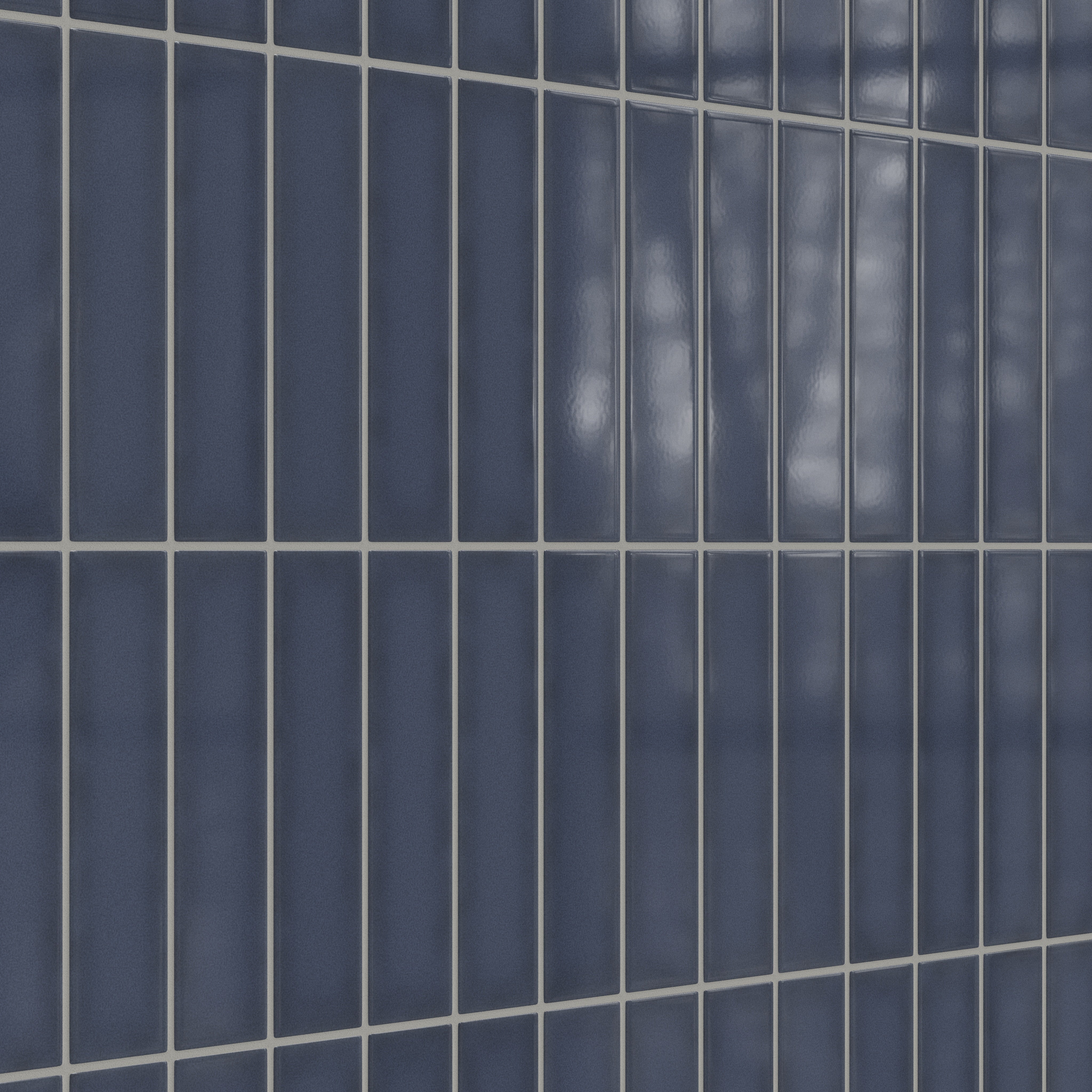 3x12 Original Ceramic Tile in Slate Blue Gloss