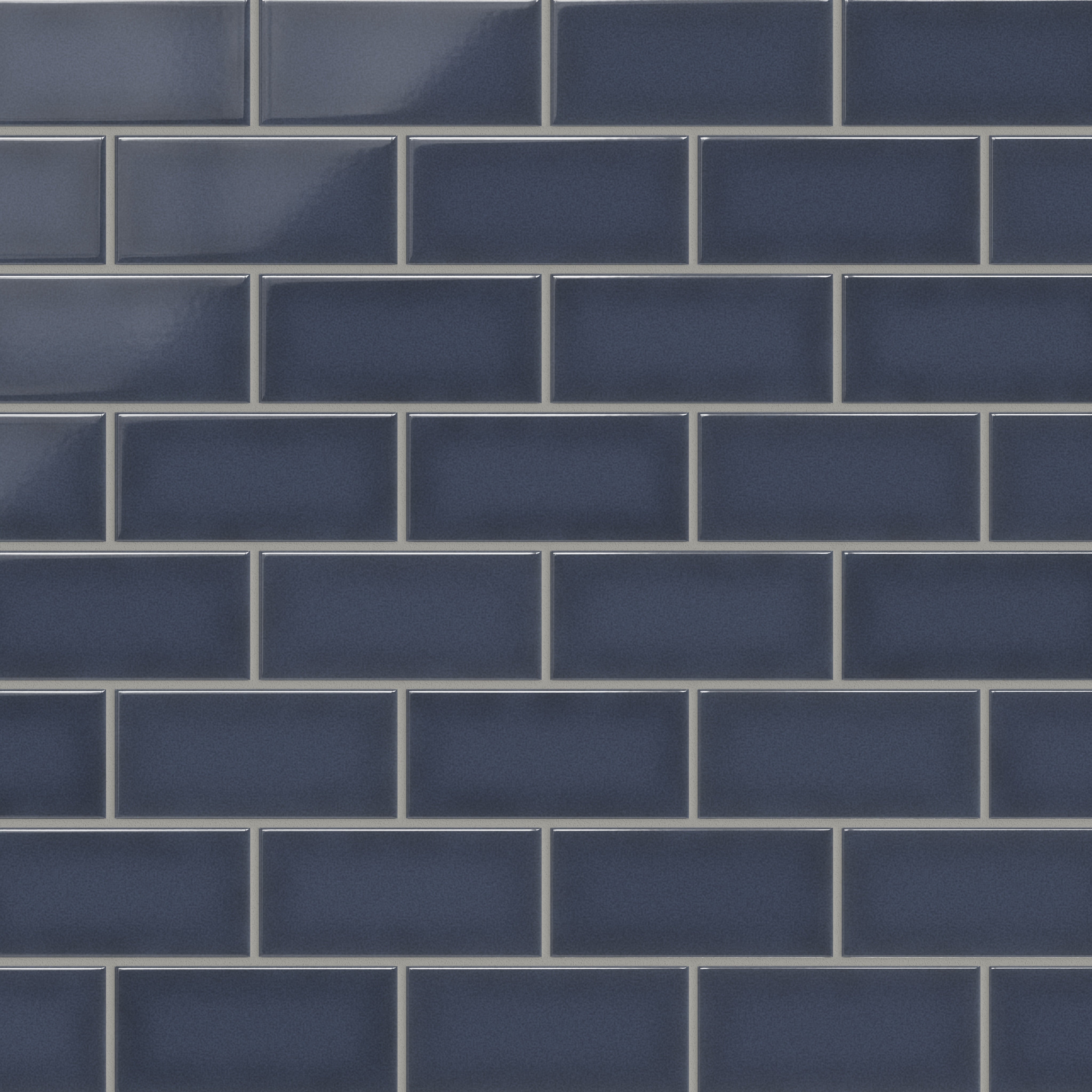 3x6 Original Ceramic Tile in Slate Blue Gloss